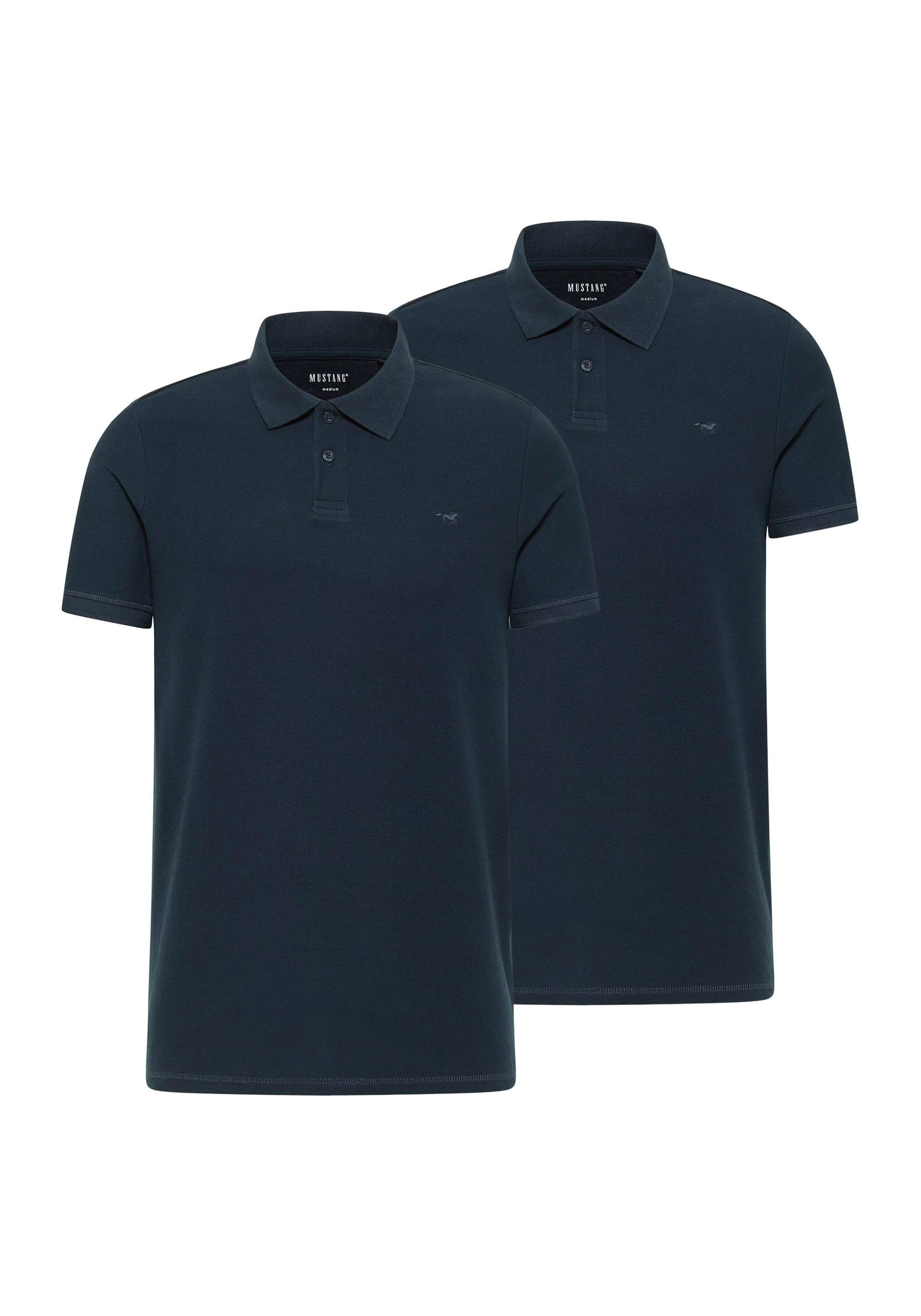MUSTANG Poloshirt »Poloshirt Style Palco 2P 2er Pack«