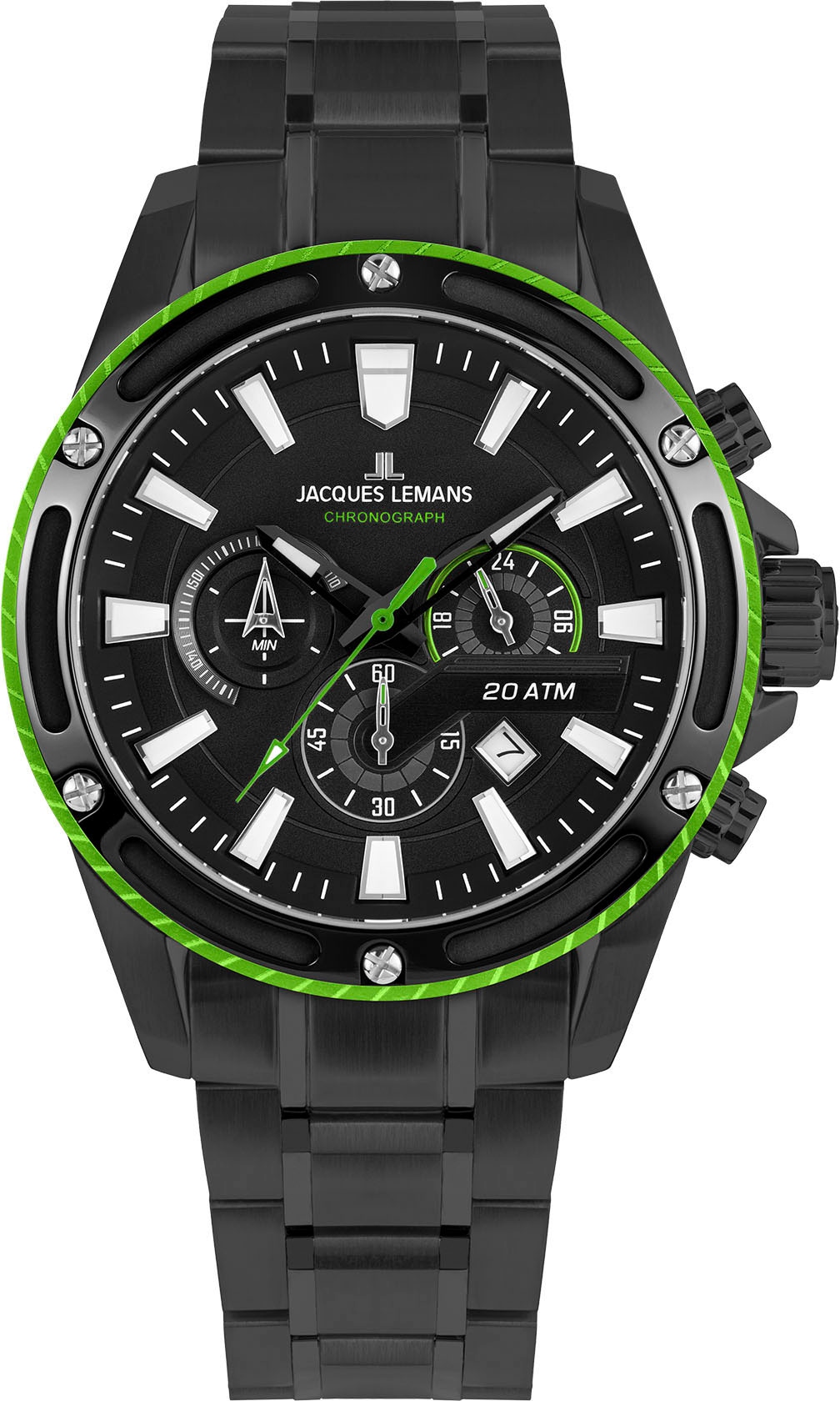 Chronograph »Liverpool, 1-2141H«, Quarzuhr, Armbanduhr, Herrenuhr, Datum, Stoppfunktion