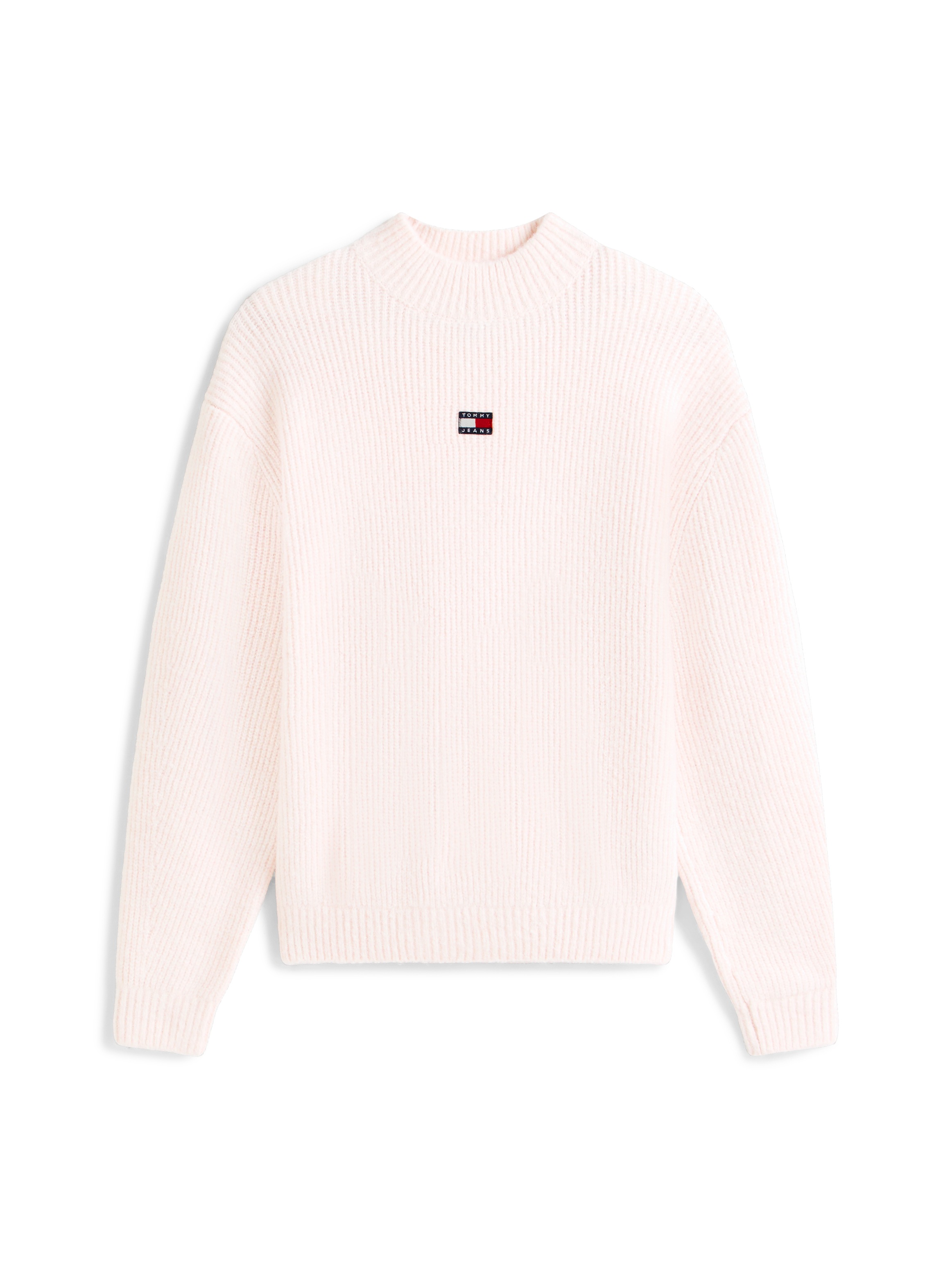 Tommy Jeans Strickpullover »TJW MOCKNECK BADGE SWEATER EXT«