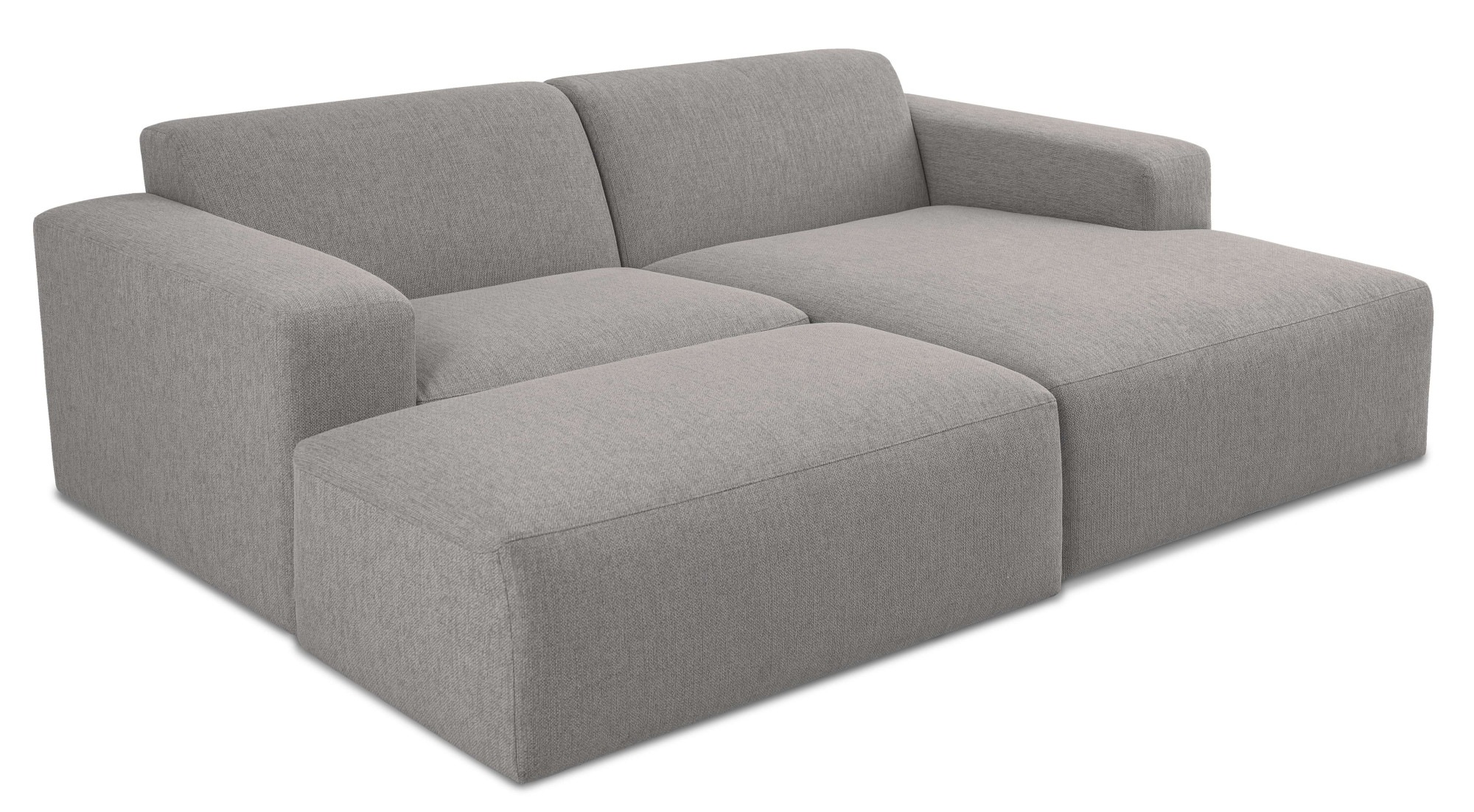 INOSIGN Ecksofa »Koa,228cm, L-Form, Modulsofa, Webstoff, Cord«, Designsofa, Set, Hocker inklusive, weicher Lounge-Sitzkomfort