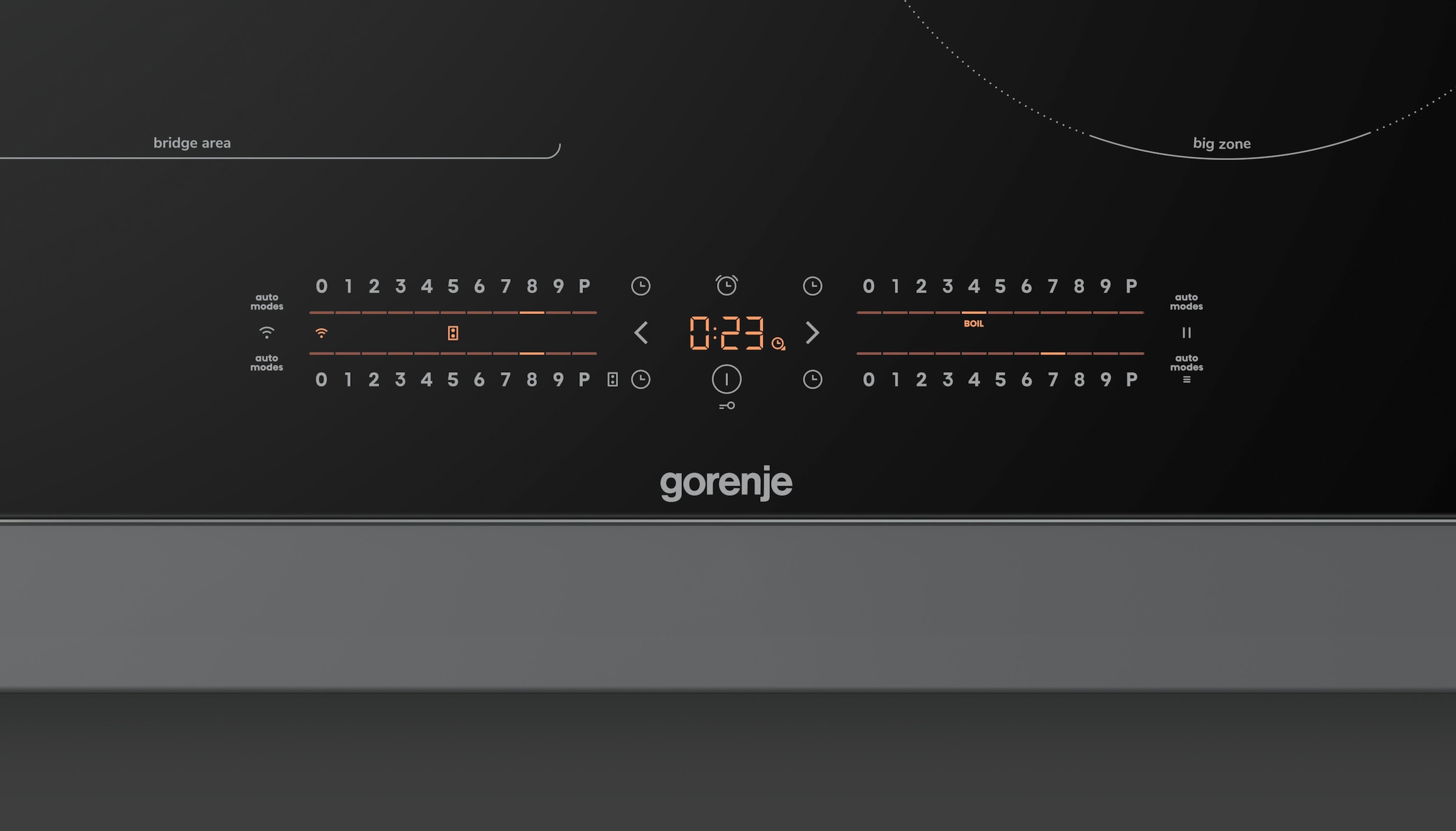 GORENJE Flex-Induktions-Kochfeld »GI6432BXWF«, 60cm Induktionskochfeld mit BridgeZone