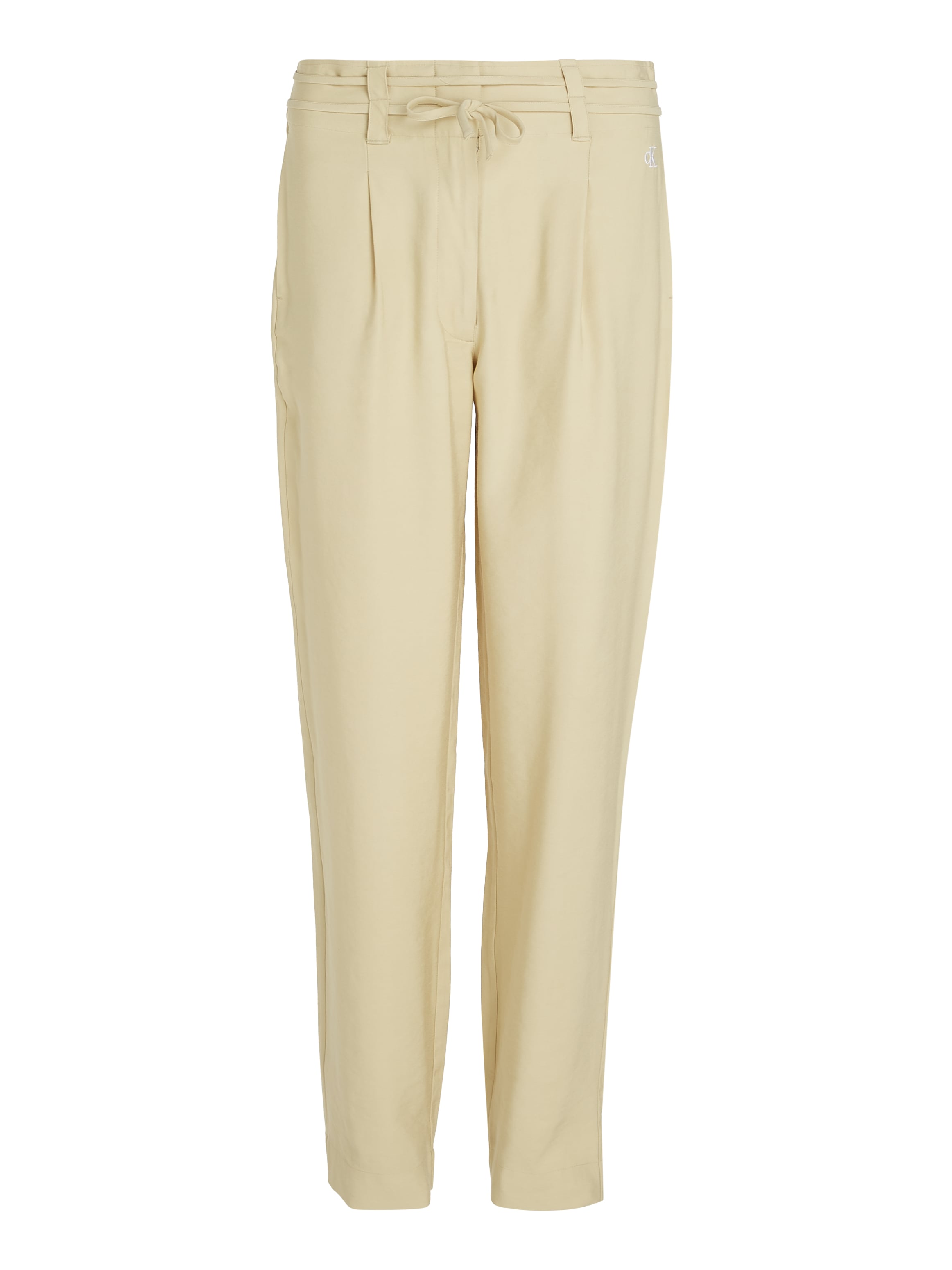 Calvin Klein Jeans Webhose »WAIST TIES TAPERED TWILL PANT«, mit Logomarkenlabel