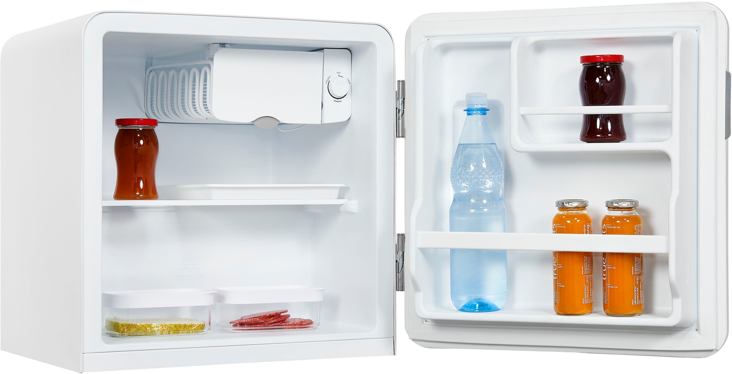 exquisit Kühlschrank »CKB45-0-031F weiss«