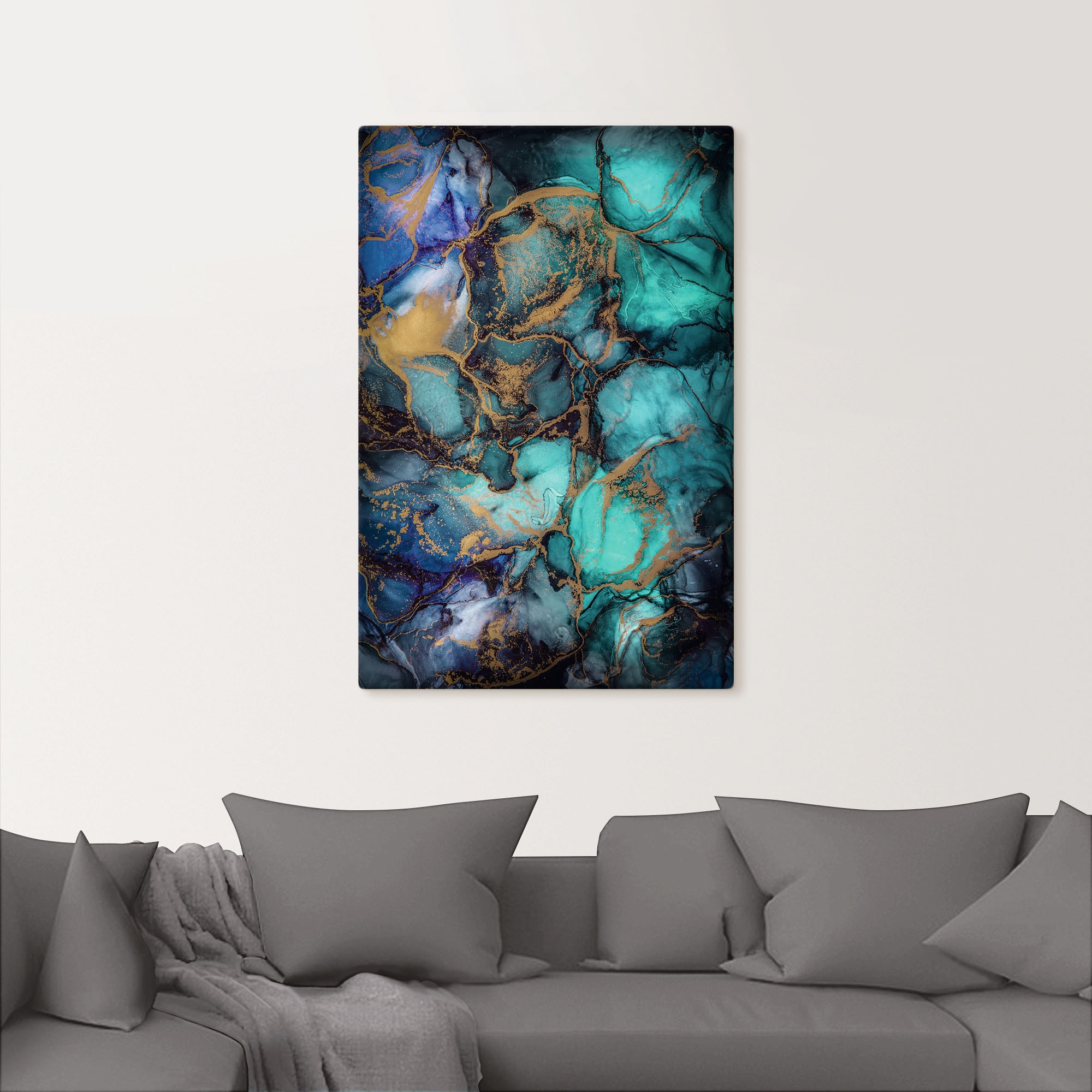 Artland Wandbild »Saphir«, Muster, (1 St.), als Alubild, Outdoorbild, Leinwandbild in verschied. Größen