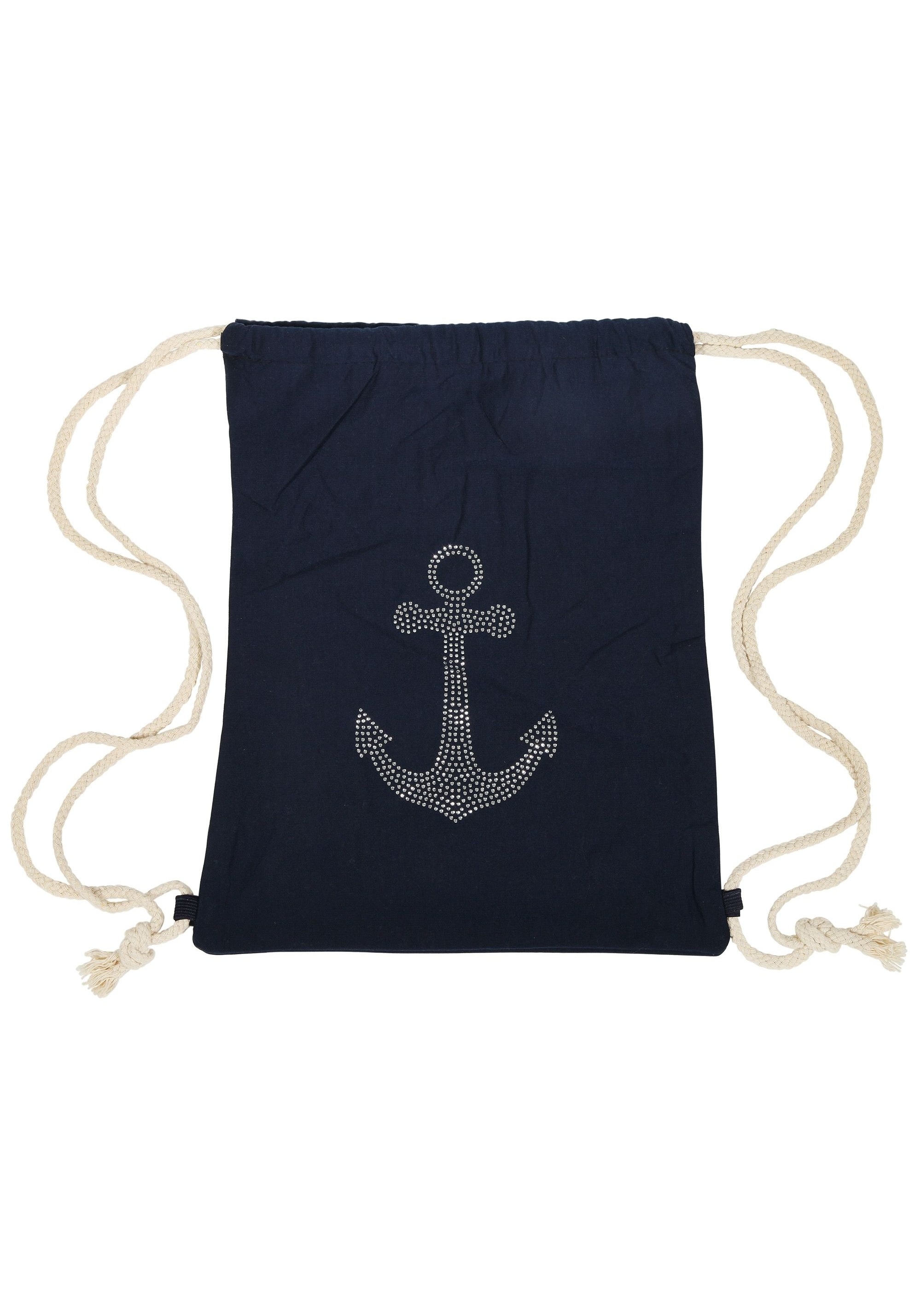 Cham Cham Turnbeutel »Turnbeutel aus Textil, Anker mit Strass«