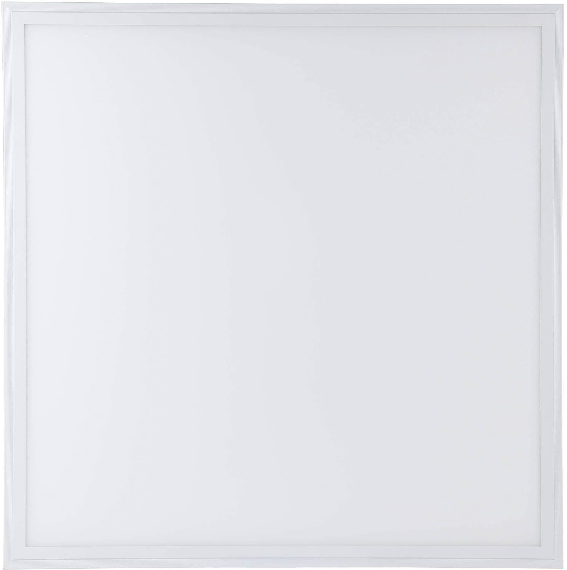 EGLO Rasterleuchte »Salobrena 1 Einbaulampe, Deckenlampe, Aluminium und Kunststoff, Lampe« LED-Modul 1 Stk. Neutralweiß Deckenlampe 62cm, Wohnzimmerlampe, LED Deckenleuchte, Bürolampe, Weiß