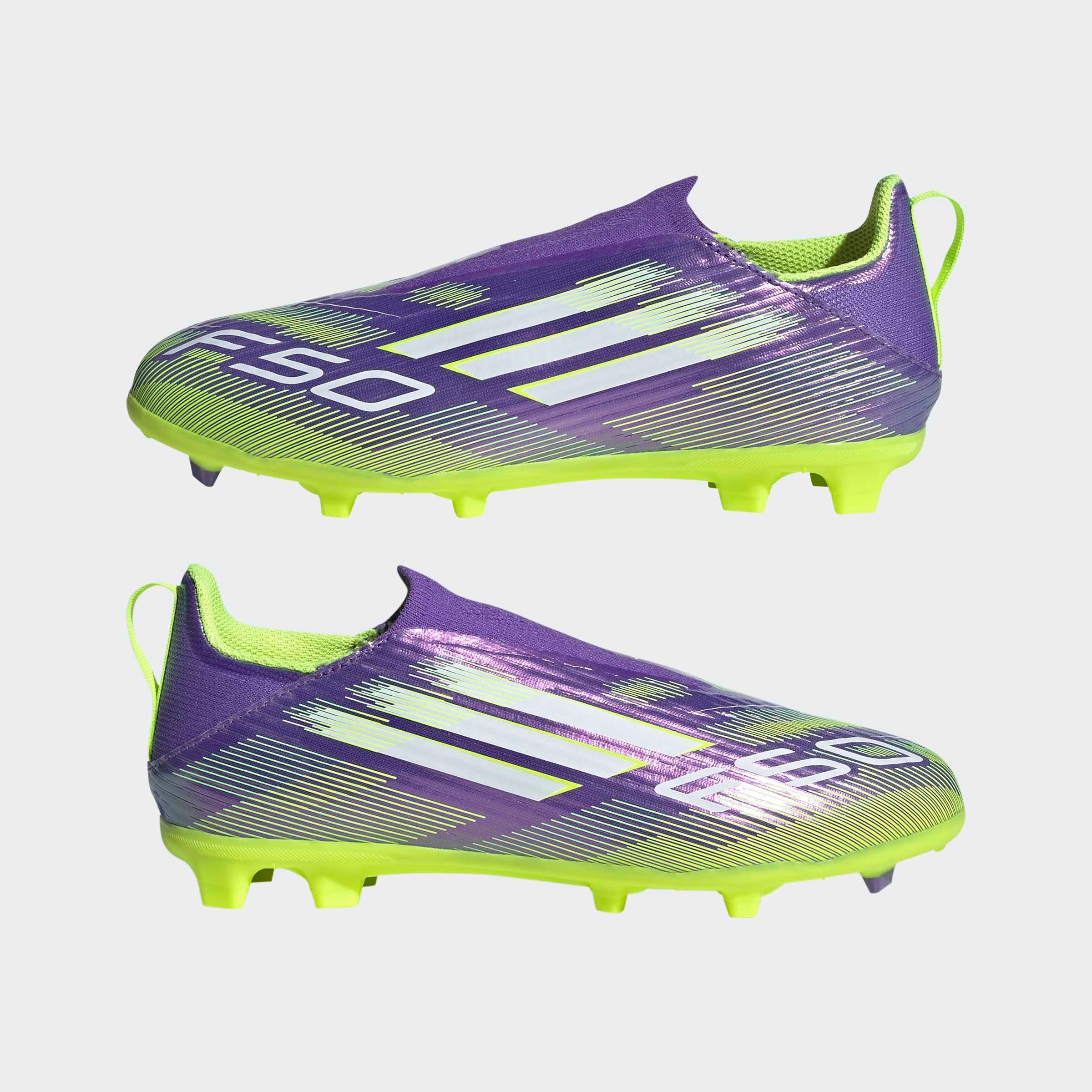 adidas Performance Fußballschuh »F50 LEAGUE LACELESS FIRM/MULTI-GROUND BOOTS KINDER«, geeignet für Rasen- und Kunstrasenplätze