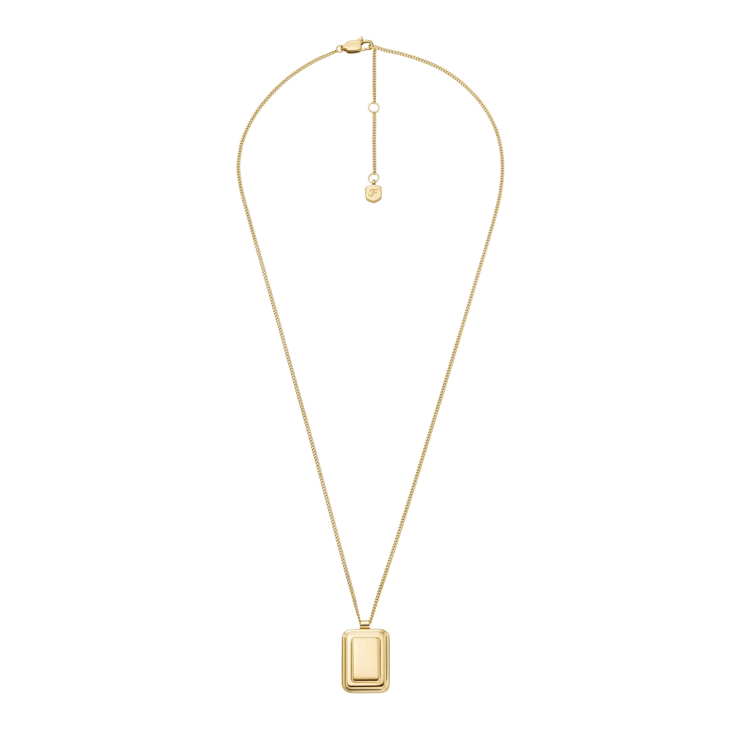 Fossil Kette mit Anhänger »Schmuck Geschenk Edelstahl RAQUEL«