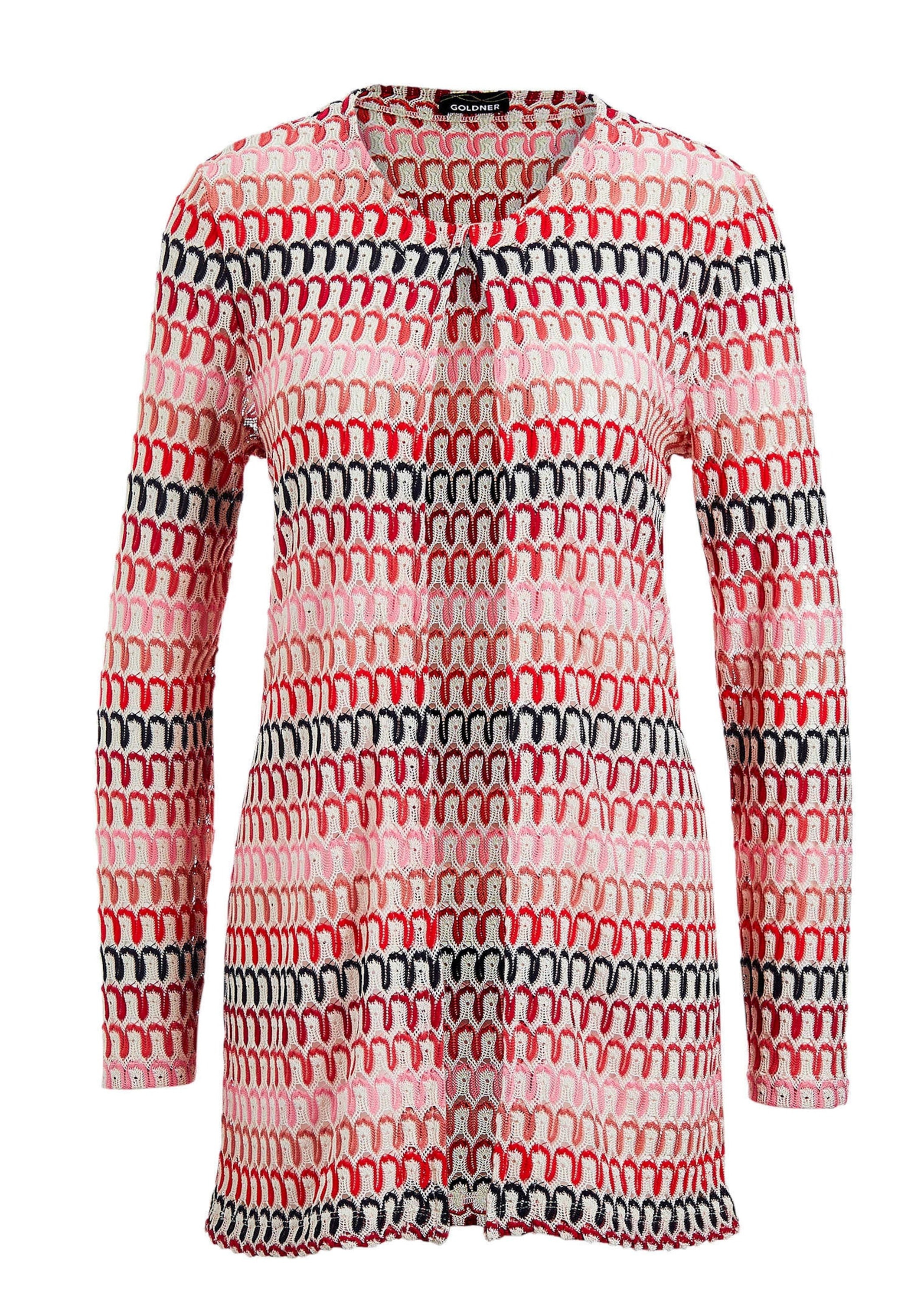 GOLDNER Kurzjacke »Elegante, offene Spitzenjacke«