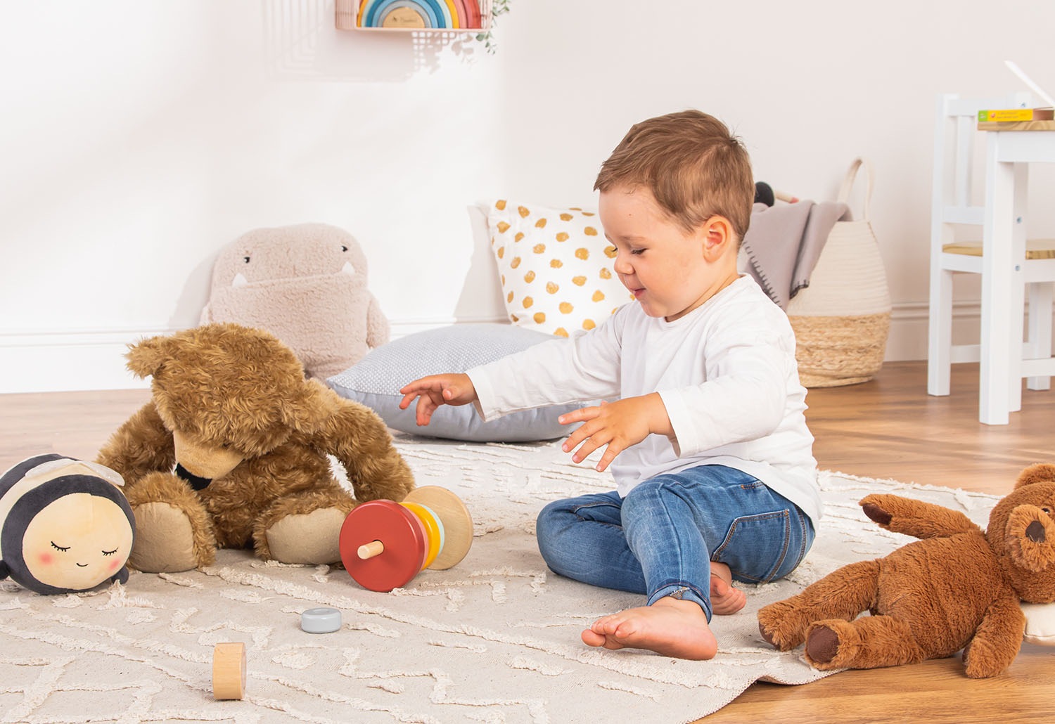 Pinolino® Stapelspielzeug »Stapelturm Ruby«, aus Holz; FSC®- schützt Wald - weltweit