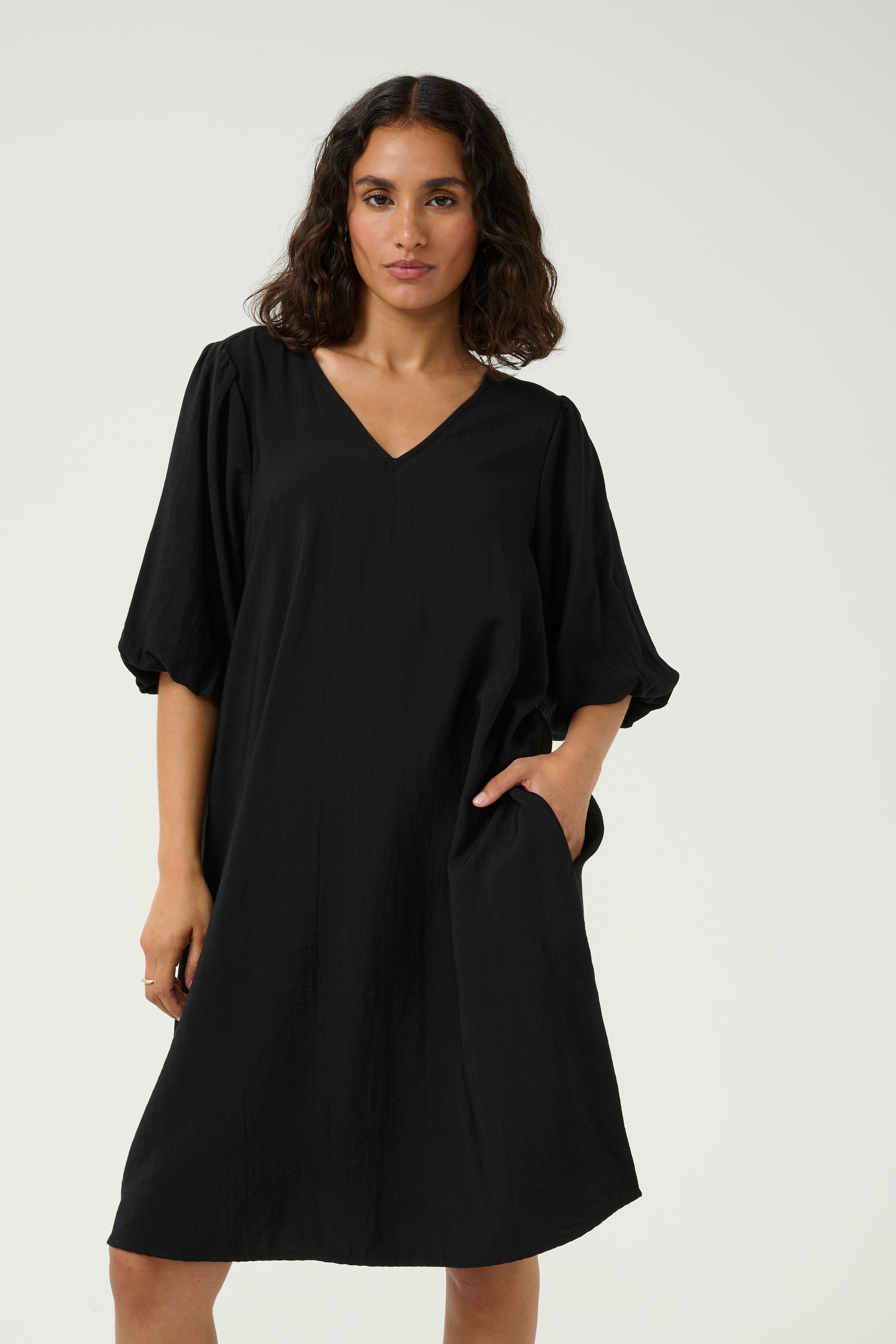 KAFFE Midikleid »Kleid KAgabby«