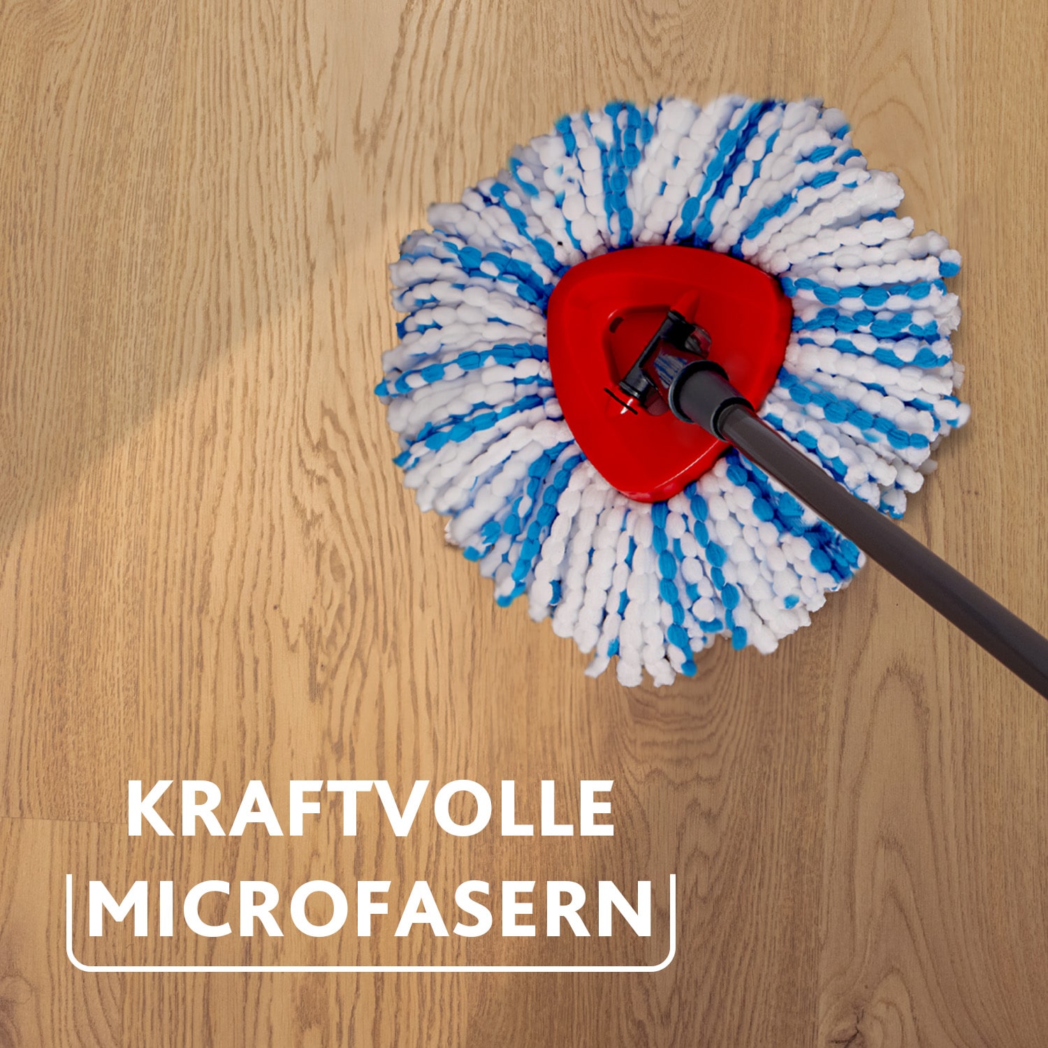 Vileda Wischbezug »Vileda H2Pro Spinmop Ersatzbezug« (Mikrofaser 1 Stk. tlg. Ersatz-Wischkopf für das H2PRO Spin Mop System
