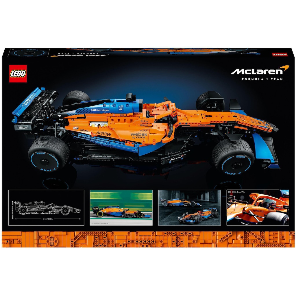 LEGO® Konstruktionsspielsteine »McLaren Formel 1™ Rennwagen (42141), LEGO® Technic«, (1432 St.)