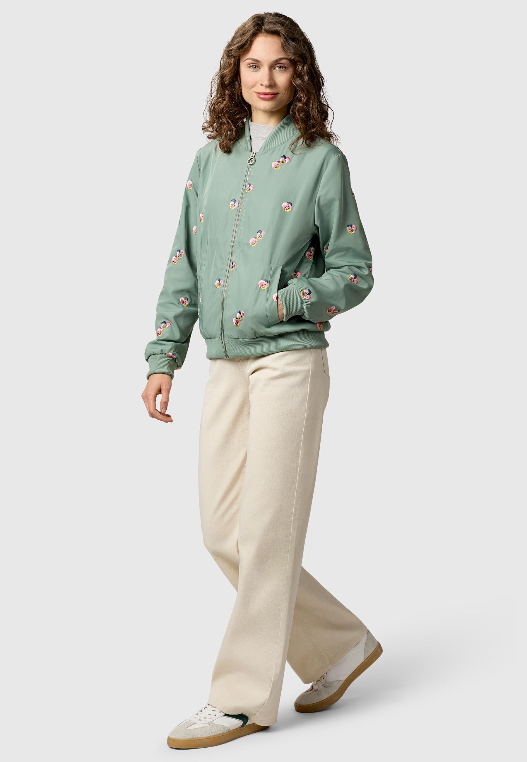 Ragwear Outdoorjacke »Outdoorjacke Lunara YOUMODO« ohne Kapuze Leichte Übergangsjacke mit Bomberkragen