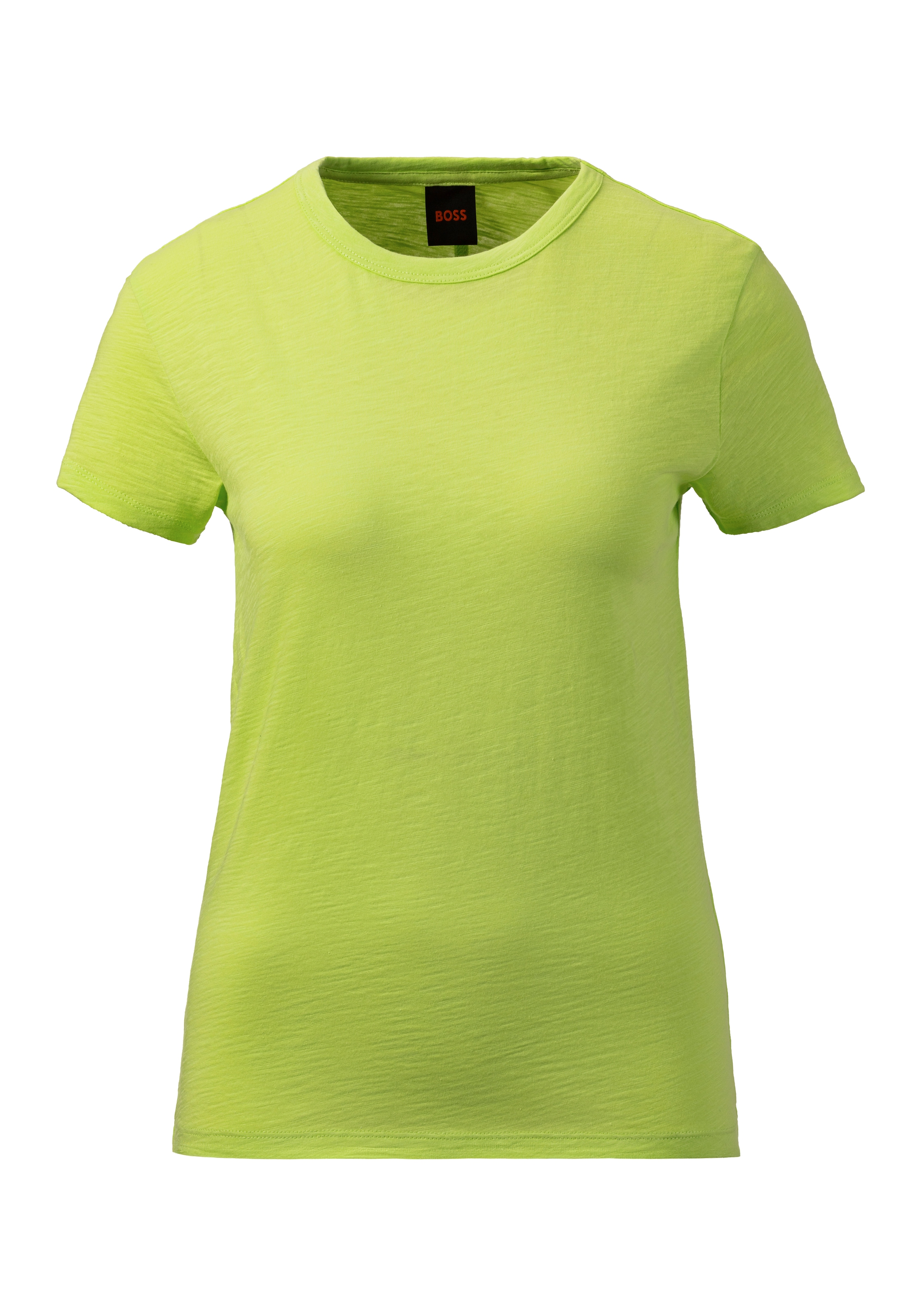 BOSS ORANGE T-Shirt »C_Esla Premium Damenmode«, mit Rundhalsausschnitt