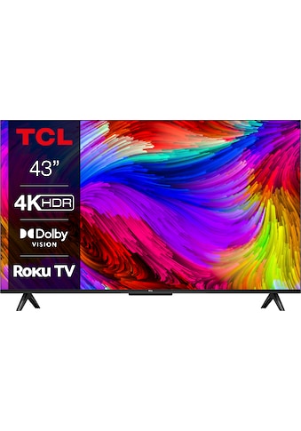 TCL LED-Fernseher »43RP630X1«, 108 cm/43 Zoll, 4K Ultra HD, Smart-TV, Roku TV, HDR,... kaufen