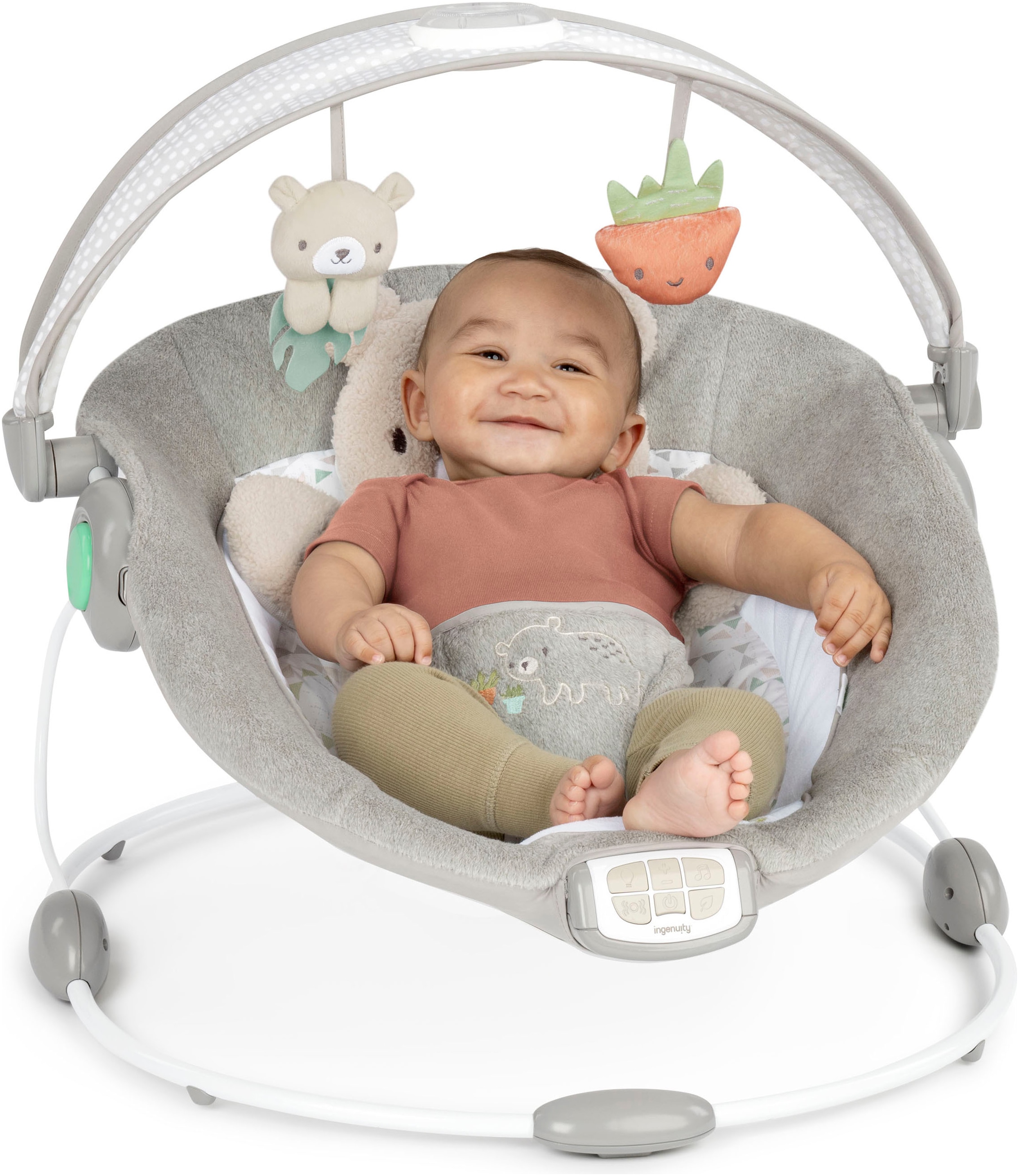 ingenuity Babyschaukel »InLighten Bouncer™ - Nate™«, bis 9 kg, mit Licht und Sound