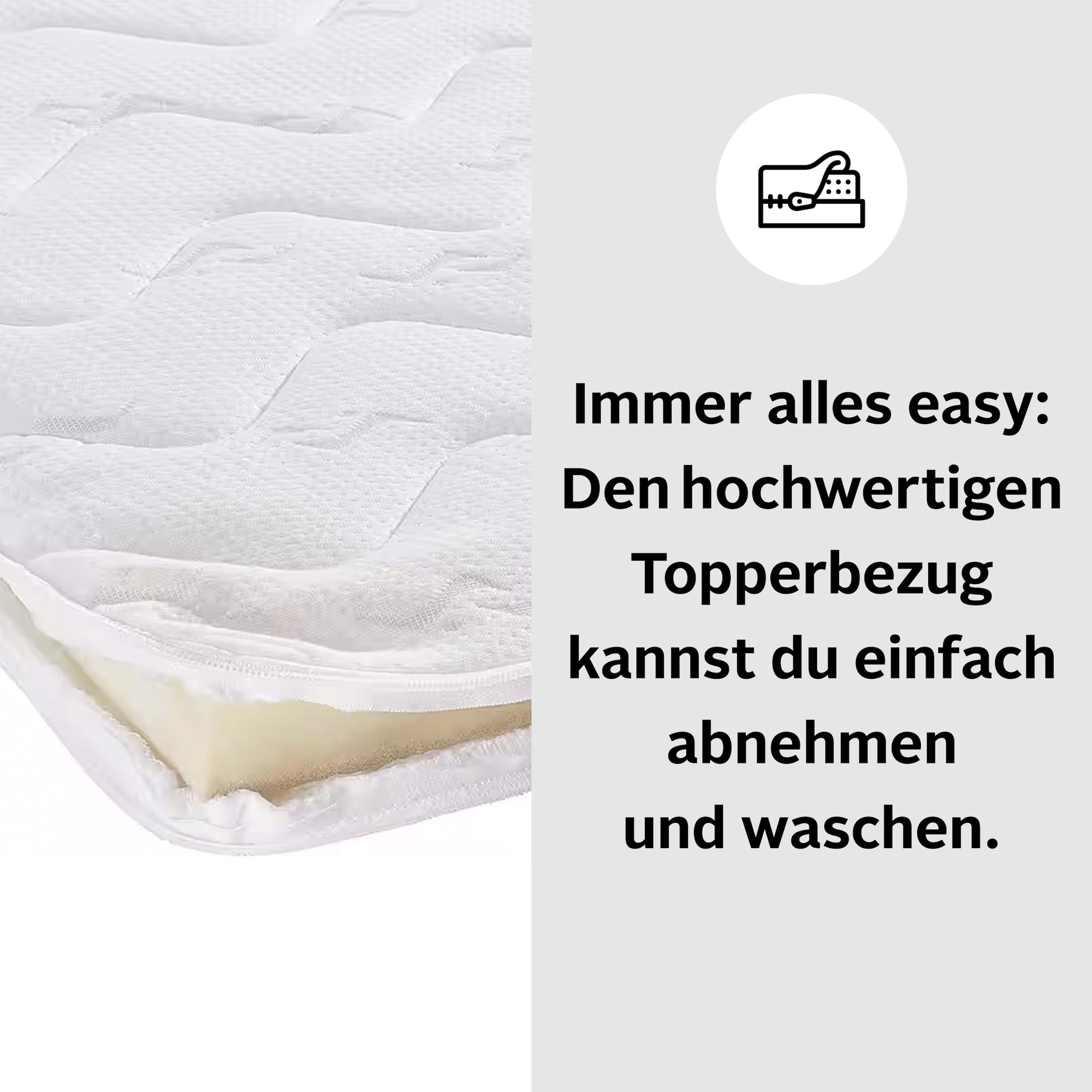 COLLECTION AB Boxspringbett Copenhagen, inklusive Bettkasten und Topper, wahlweise mit LED-Beleuchtung