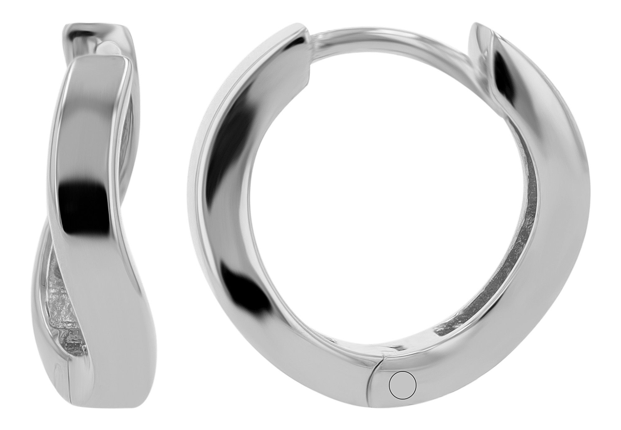 Adelia´s Paar Creolen »Damen Ohrringe ¿ Creole aus 925 Silber«