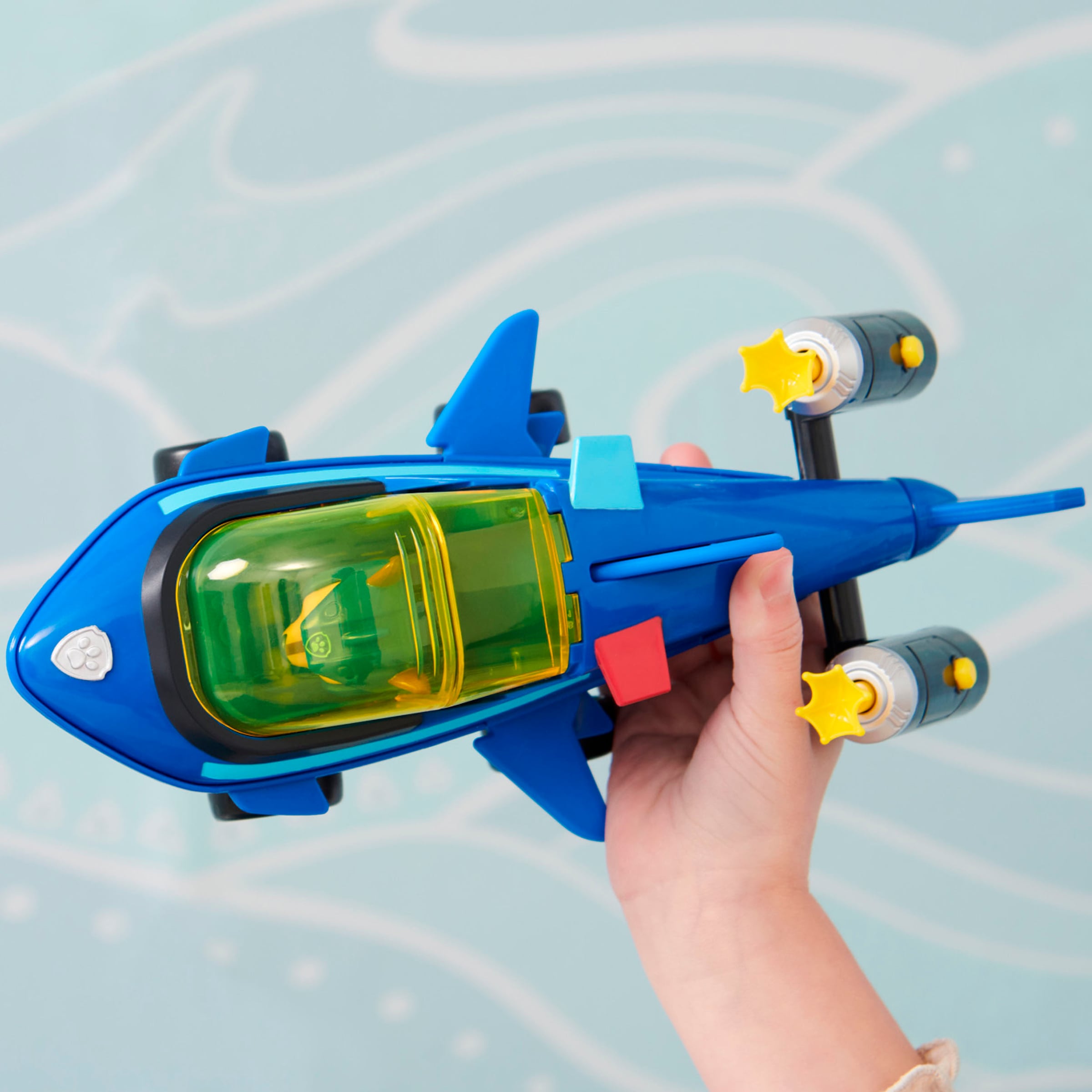 Spin Master Spielzeug-Auto »Paw Patrol - Aqua Pups - Basic Themed Vehicles Solid Chase«, mit Funktionen