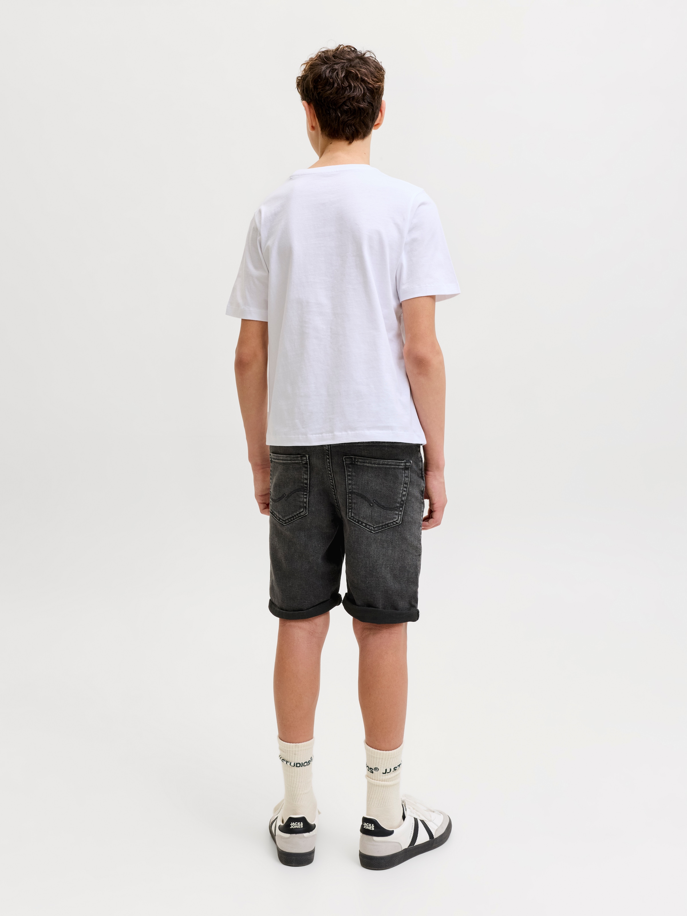 Jack & Jones Junior Shorts »JJIRICK bequem mit mittlerer Taille für Jungen«  unifarben, modisch, regular fit, Web,