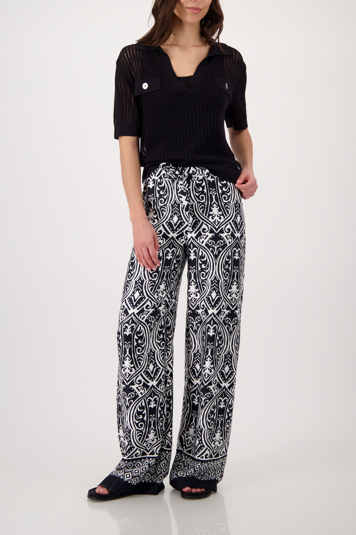 Monari Polokragenpullover Regular fit mit Polokragen