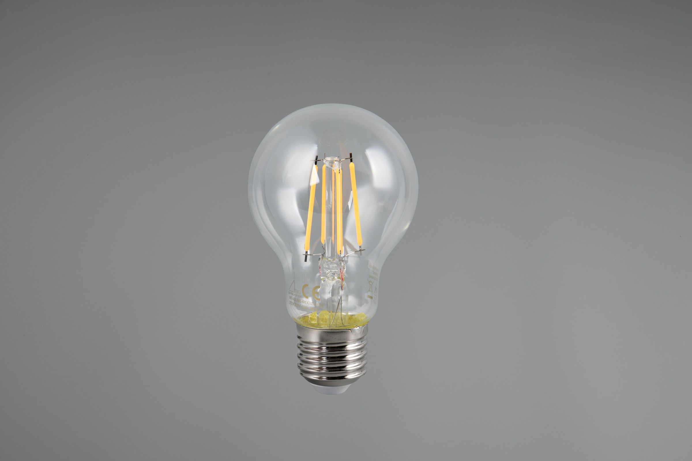 TRIO Leuchten LED-Filament »Leuchtmittel Set E27« E27 6 Stk. Warmweiß 6er Set Filament Leuchtmittel E27 Fassung, Glühbirne E27 LED warmweiß