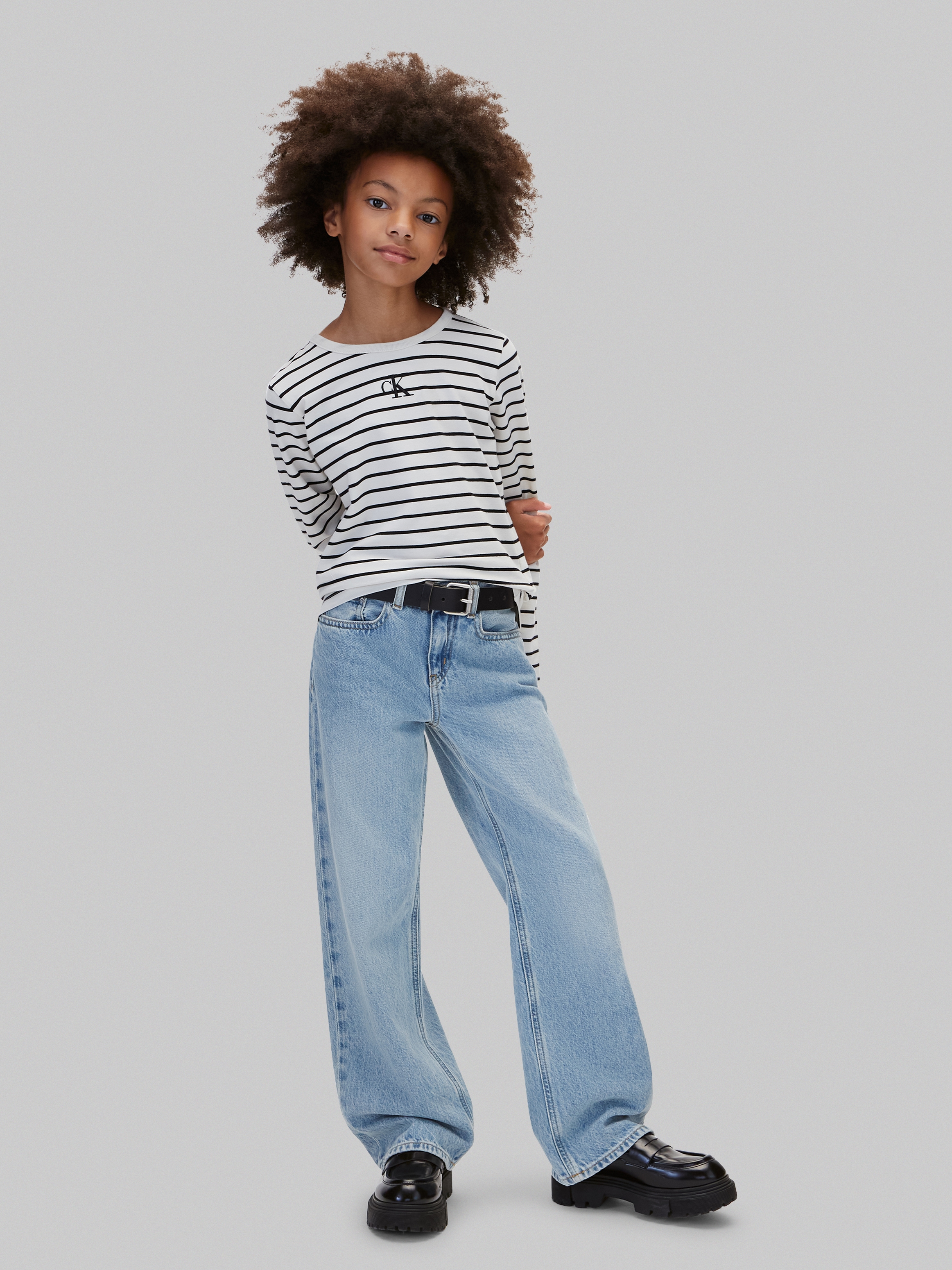 Calvin Klein Jeans Langarmshirt »CK STRIPE LS T-SHIRT« Regular fit mit Streifenmuster
