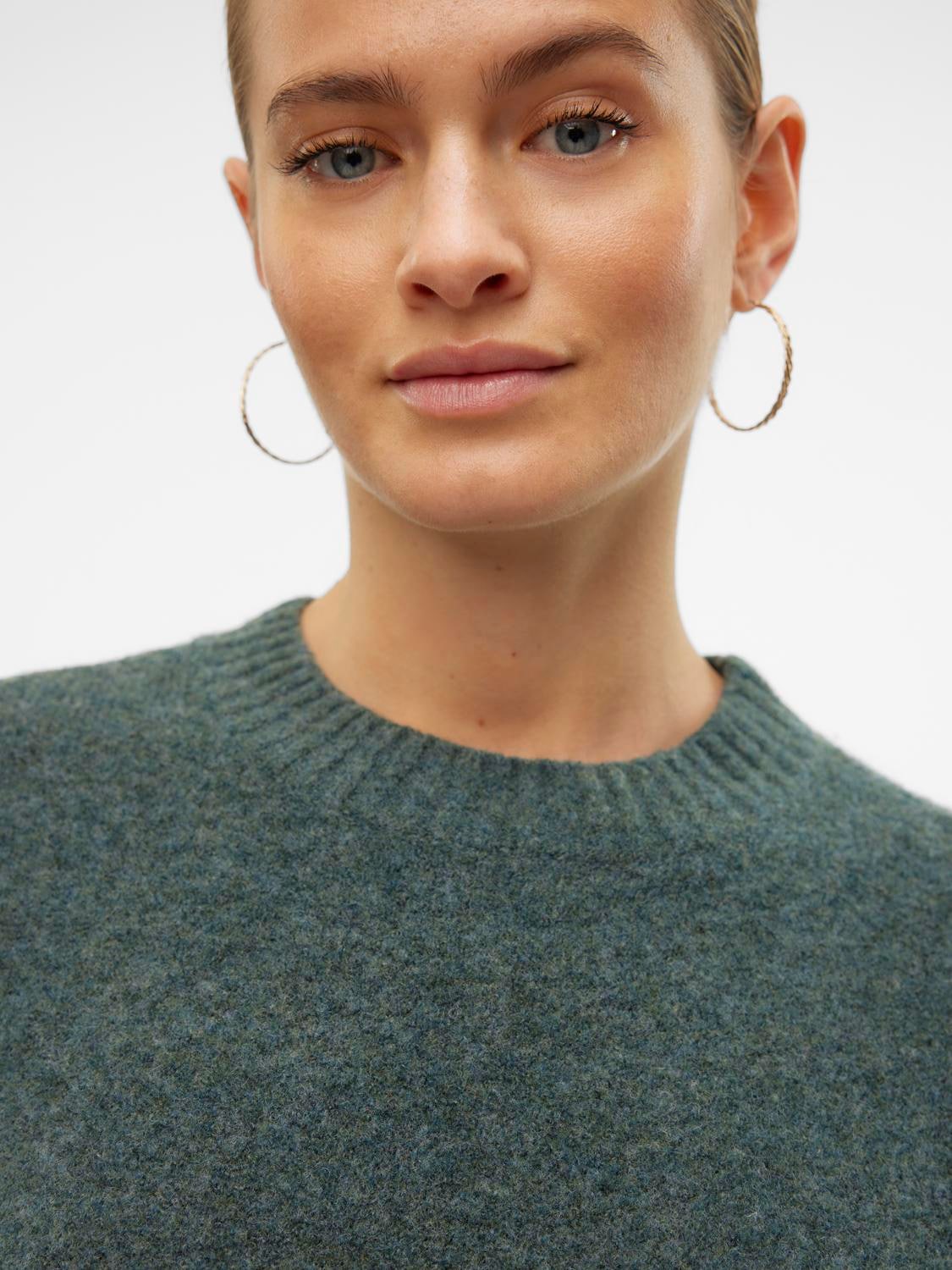 Vero Moda Strickpullover »VMBOOM LS O-NECK PULLOVER GA NOOS«