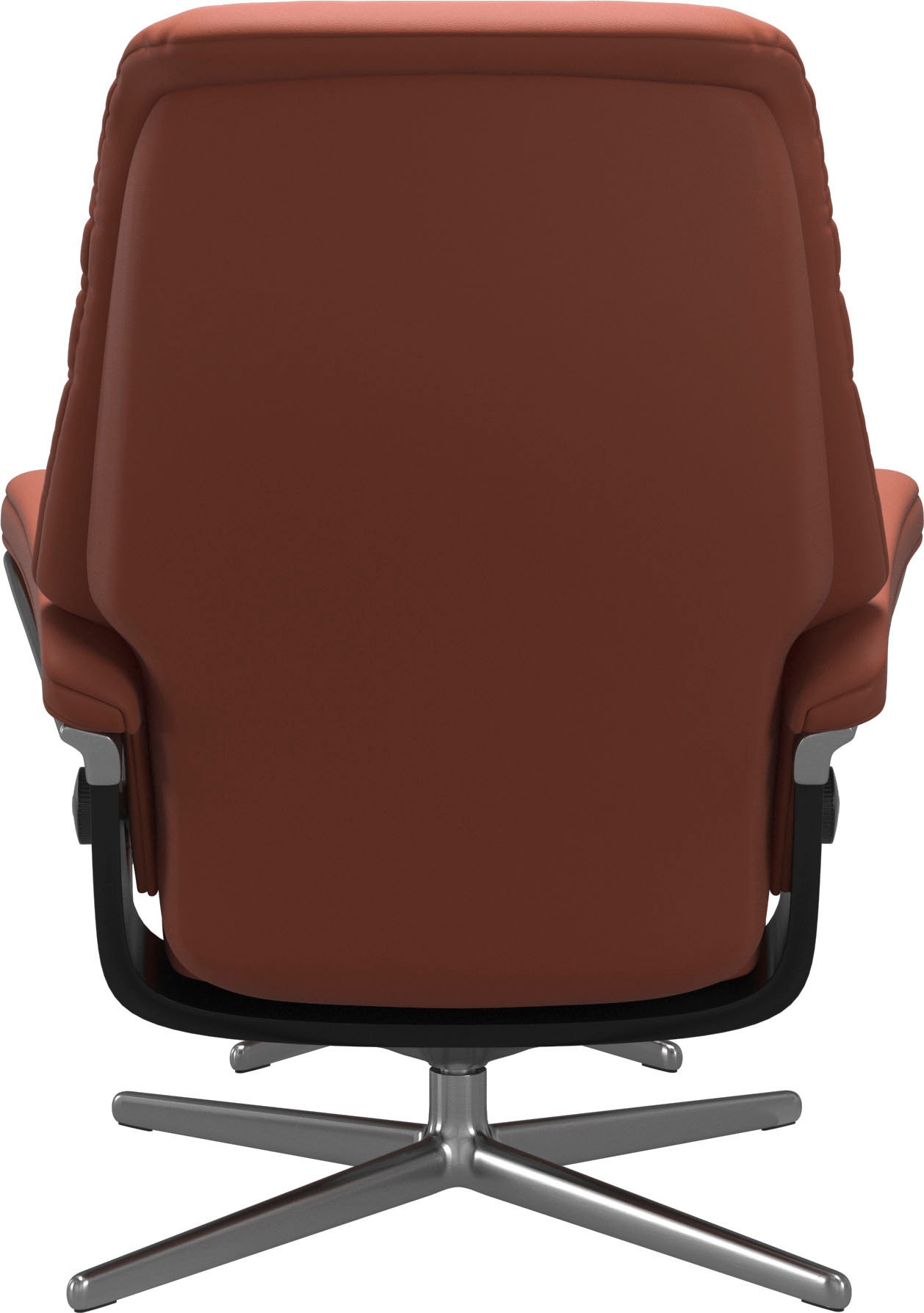 Stressless® Relaxsessel »Sunrise«, (Set, Relaxsessel mit Hocker), mit Hocker, mit Cross Base, Größe S, M & L, Holzakzent Schwarz