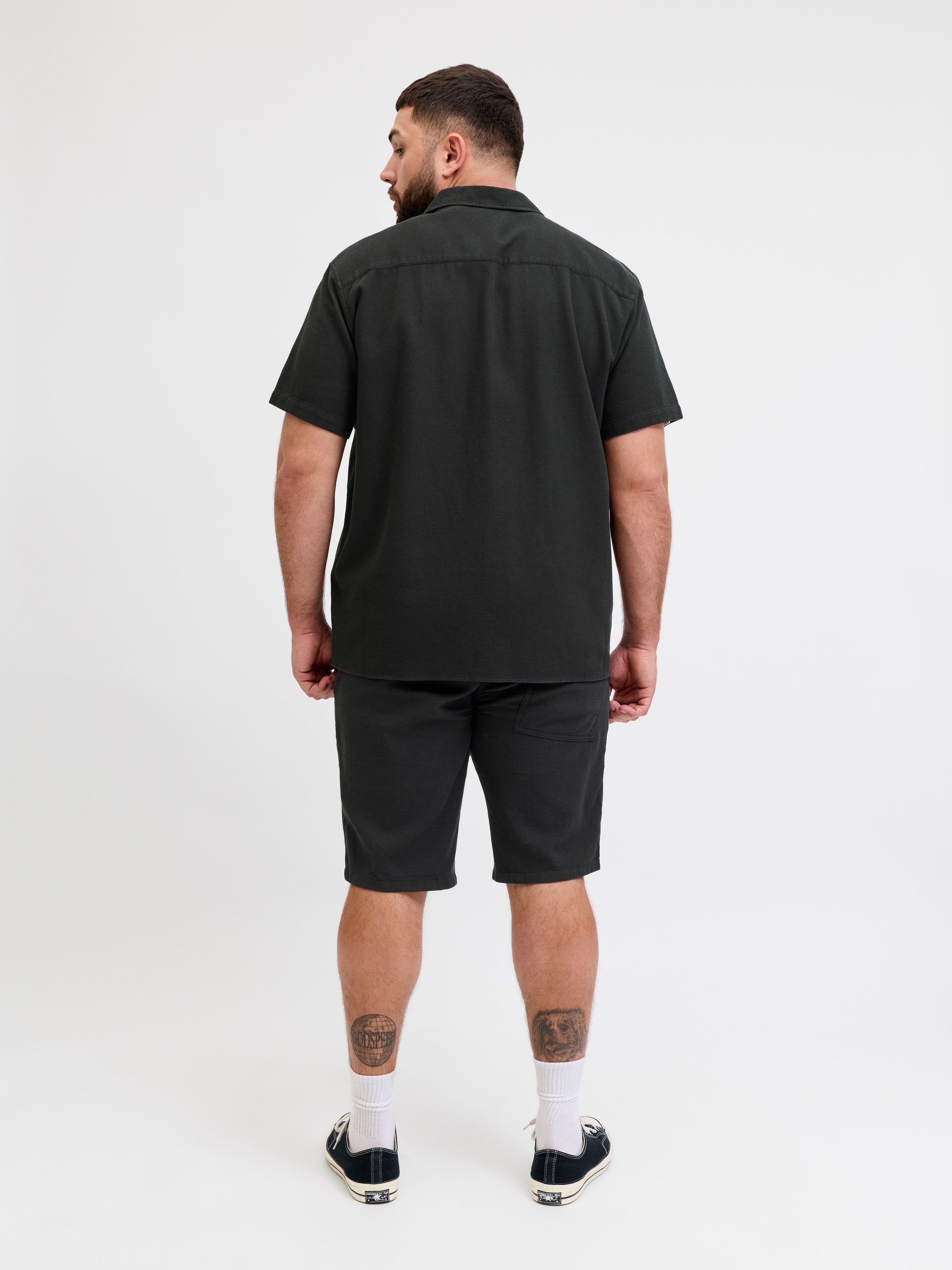 Jack & Jones PlusSize Jogginghose »JPSTJAIDEN WAFFLE RESORT SHORTS PLS«  mit elastischem Bund