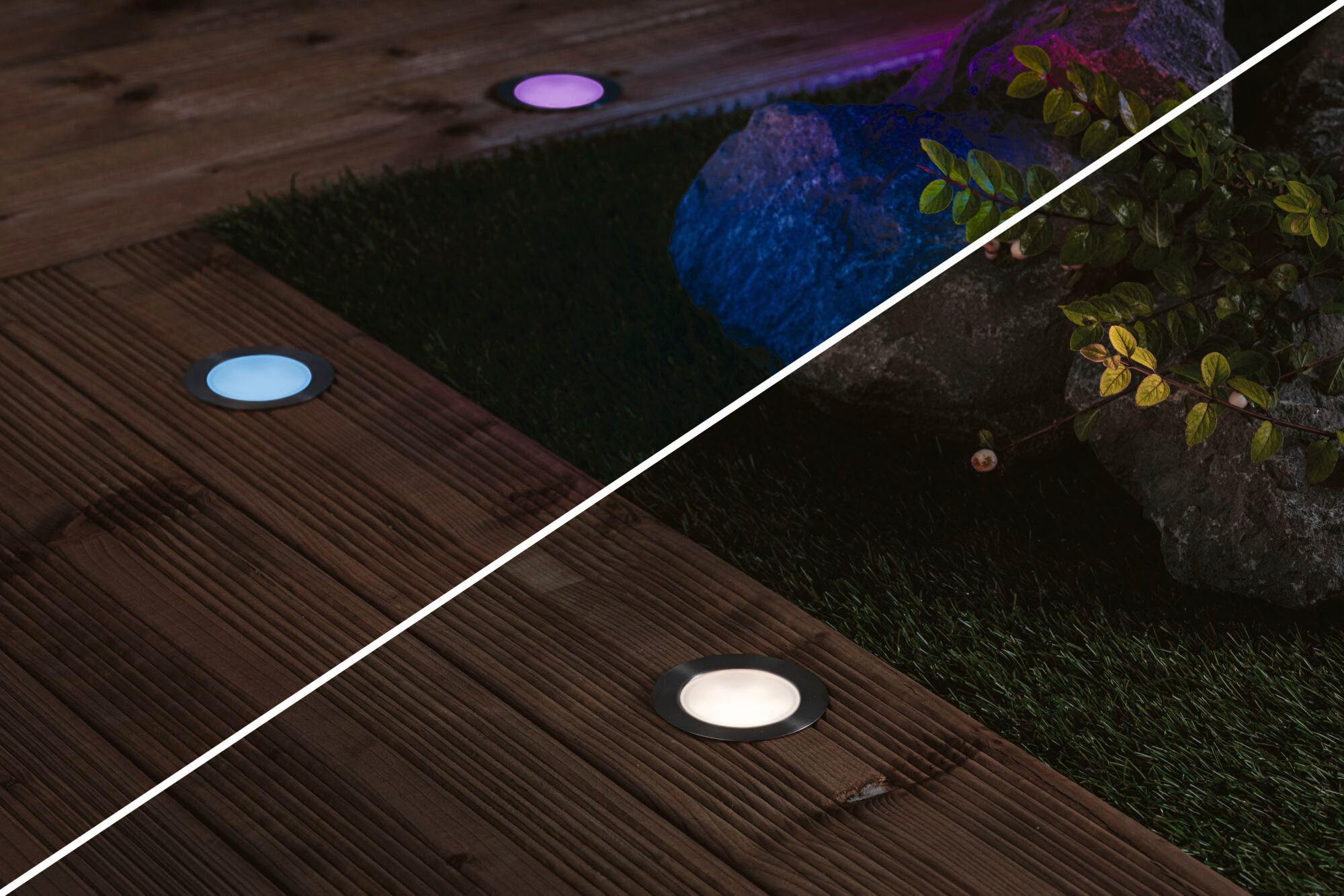 Paulmann LED Gartenleuchte »Outdoor Plug & Shine Einbauleuchte Floor RGBW IP67 ZigBee«, 1 flammig, IP67, ZigBee RGBW