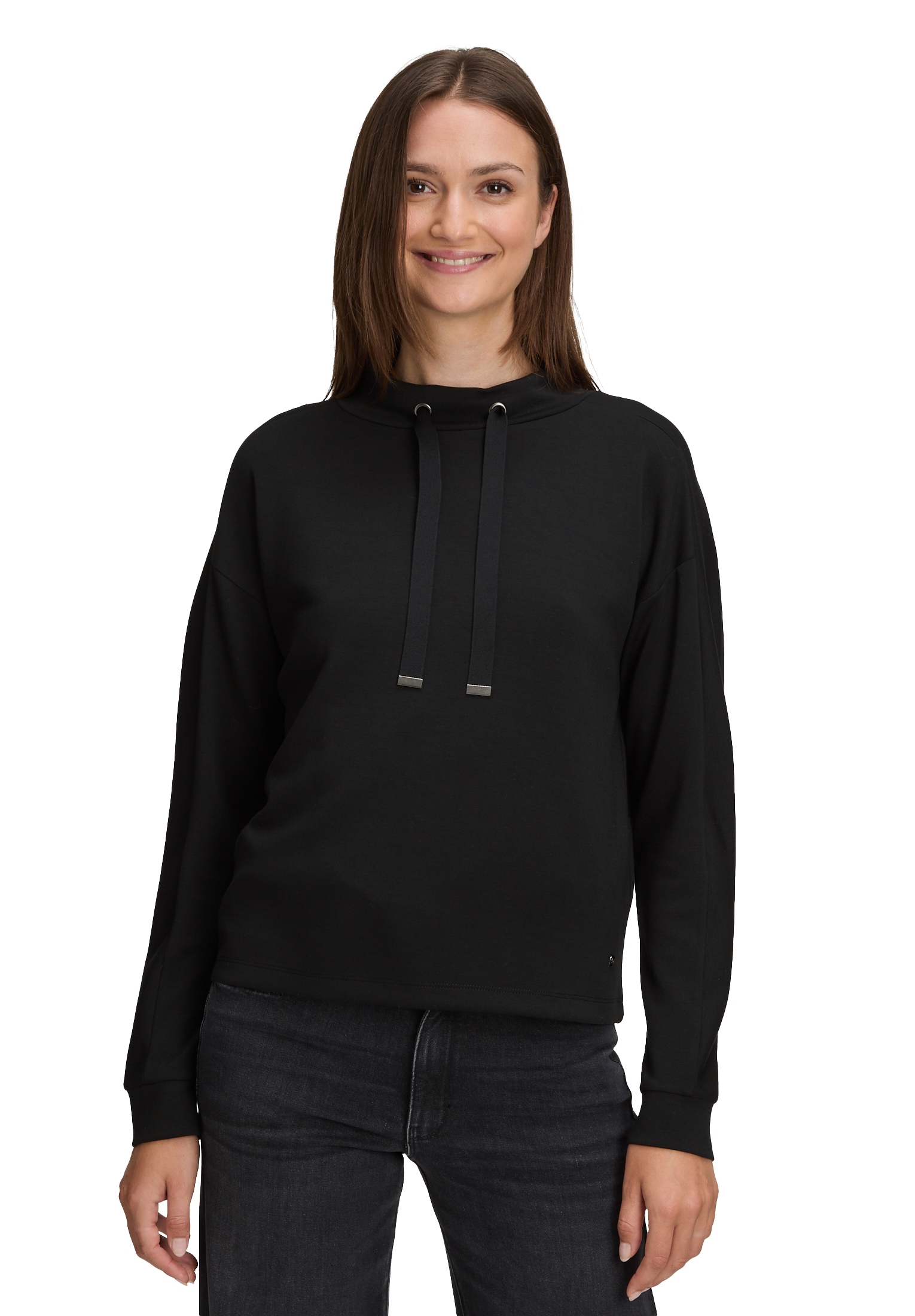 Betty&Co Sweatshirt »Sweatshirt mit Stehkragen«
