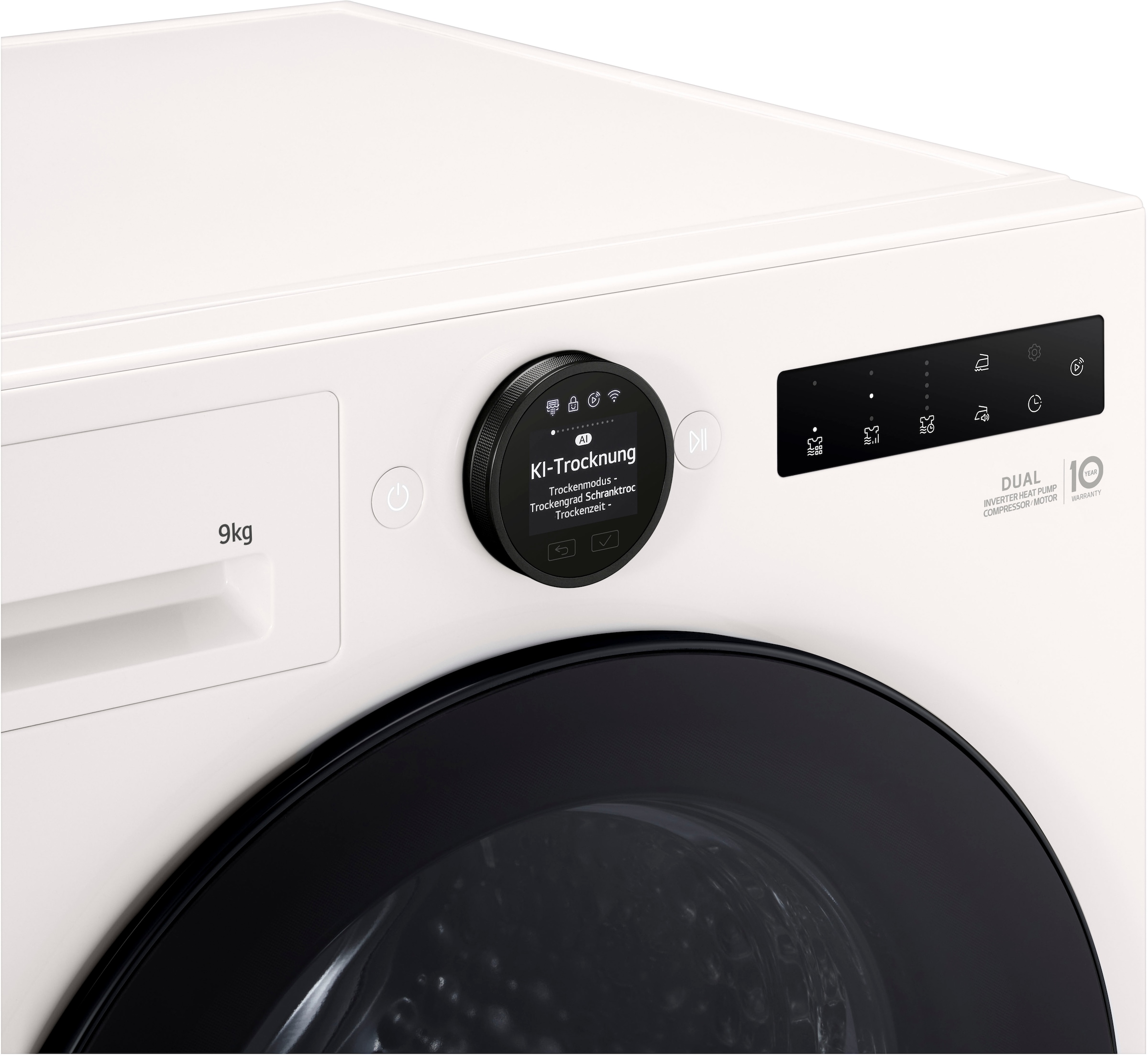 LG Wärmepumpentrockner »RT90X8C«, 9 kg, Allergy Care