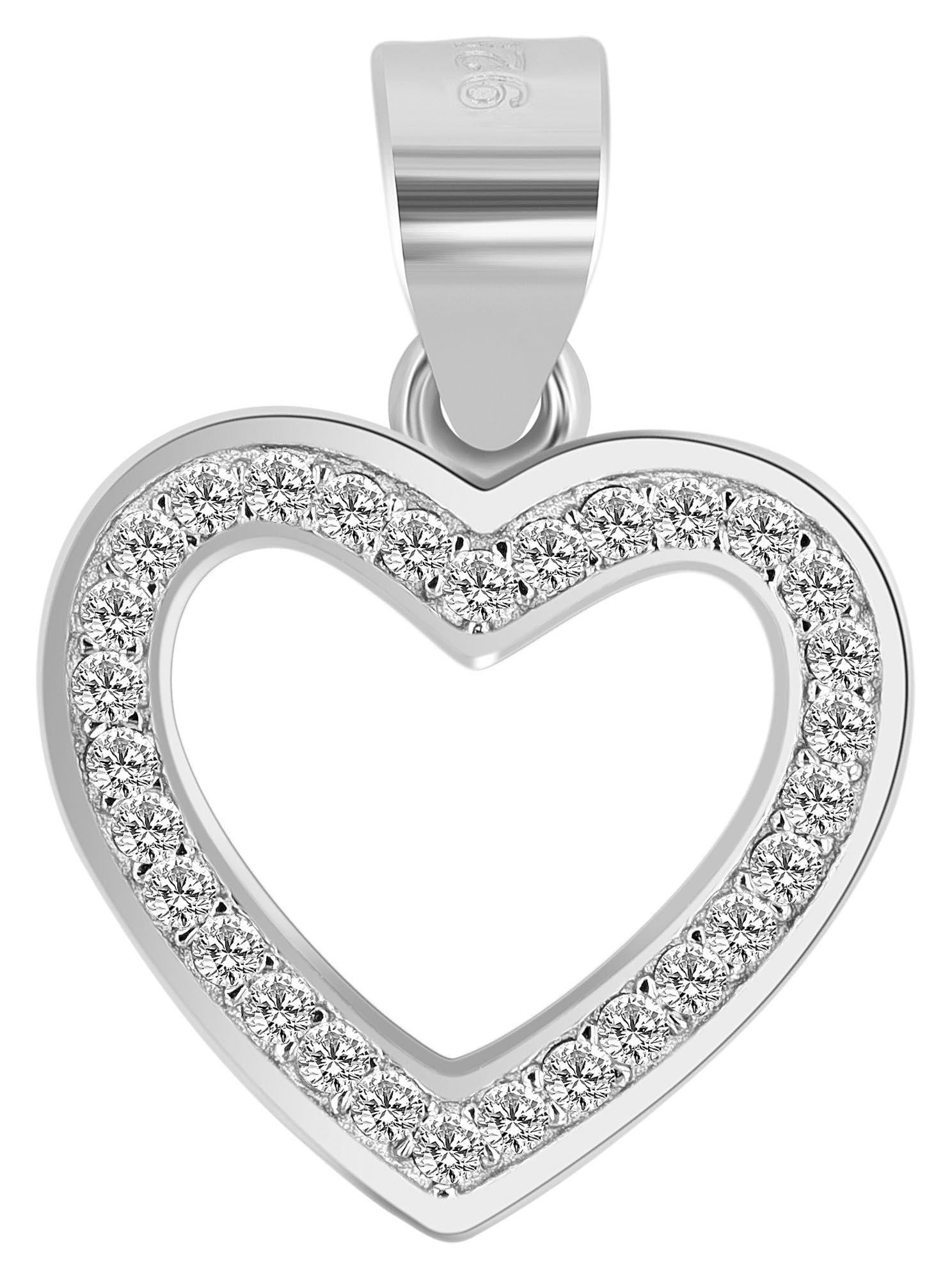 Adelia´s Herzanhänger »Damen Anhänger ¿ Herz Herzanhänger aus 925 Silber«