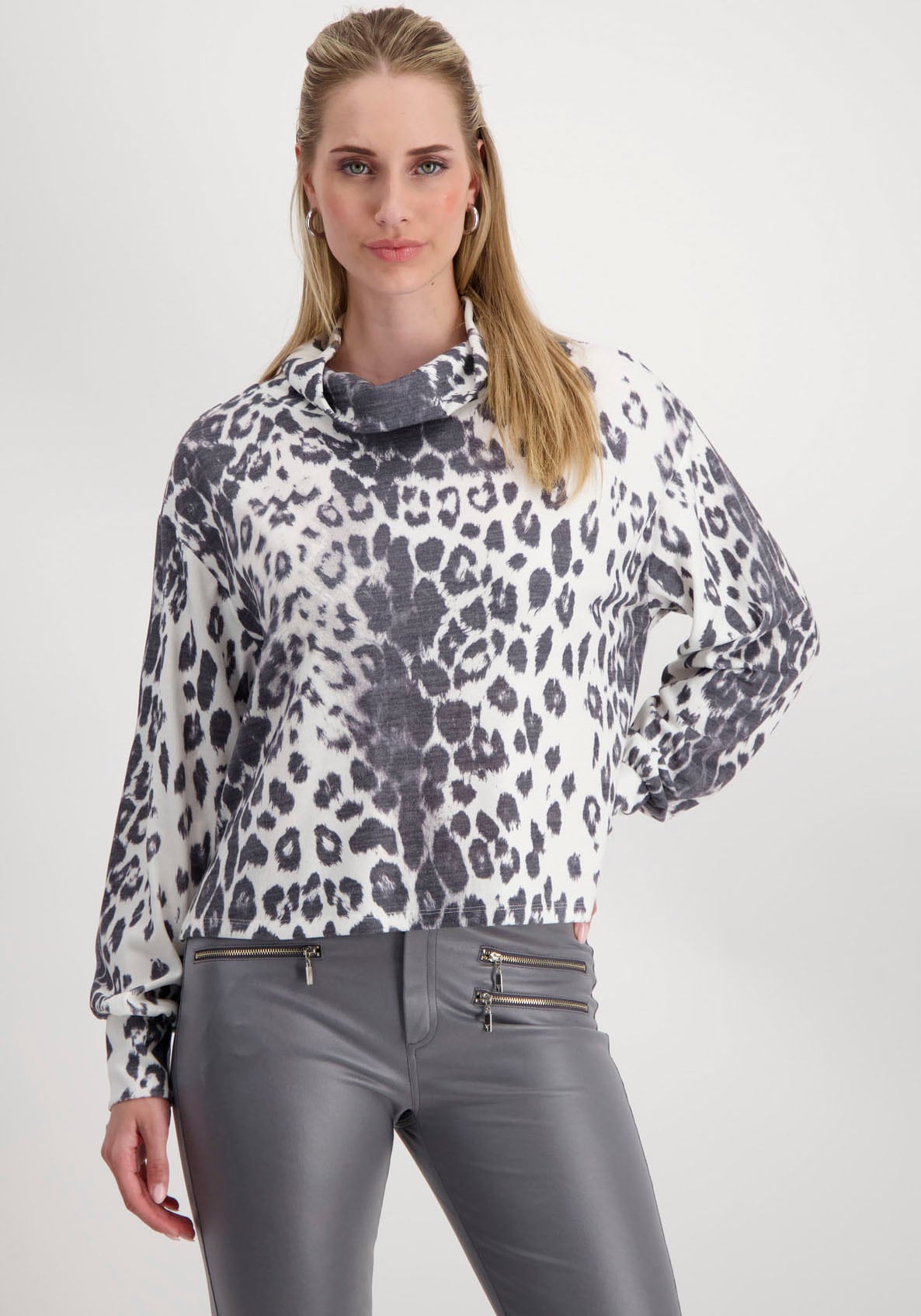 Sweatshirt, mit Animalprint