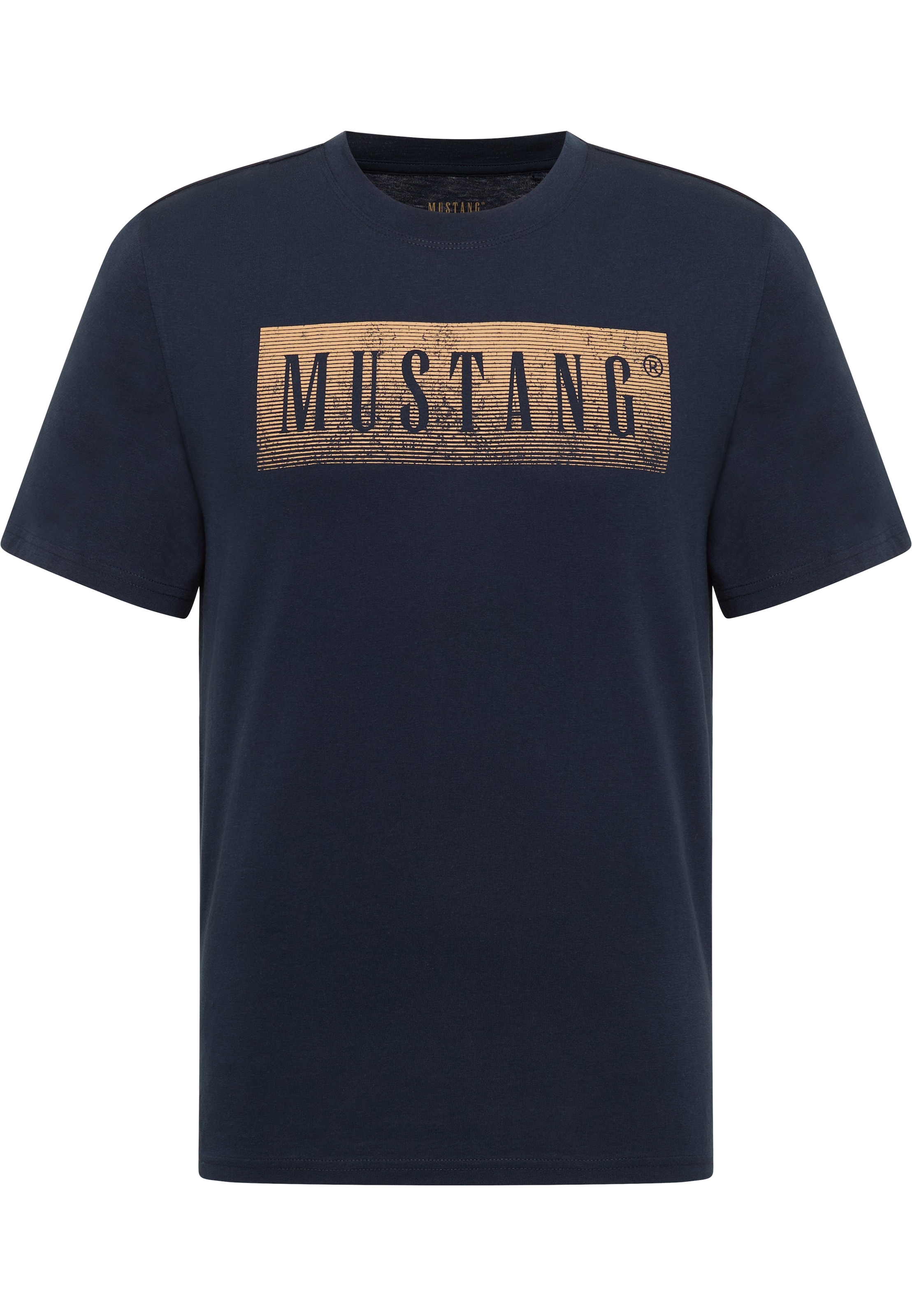 MUSTANG T-Shirt »MU-Austin Block Logo« Regular fit
