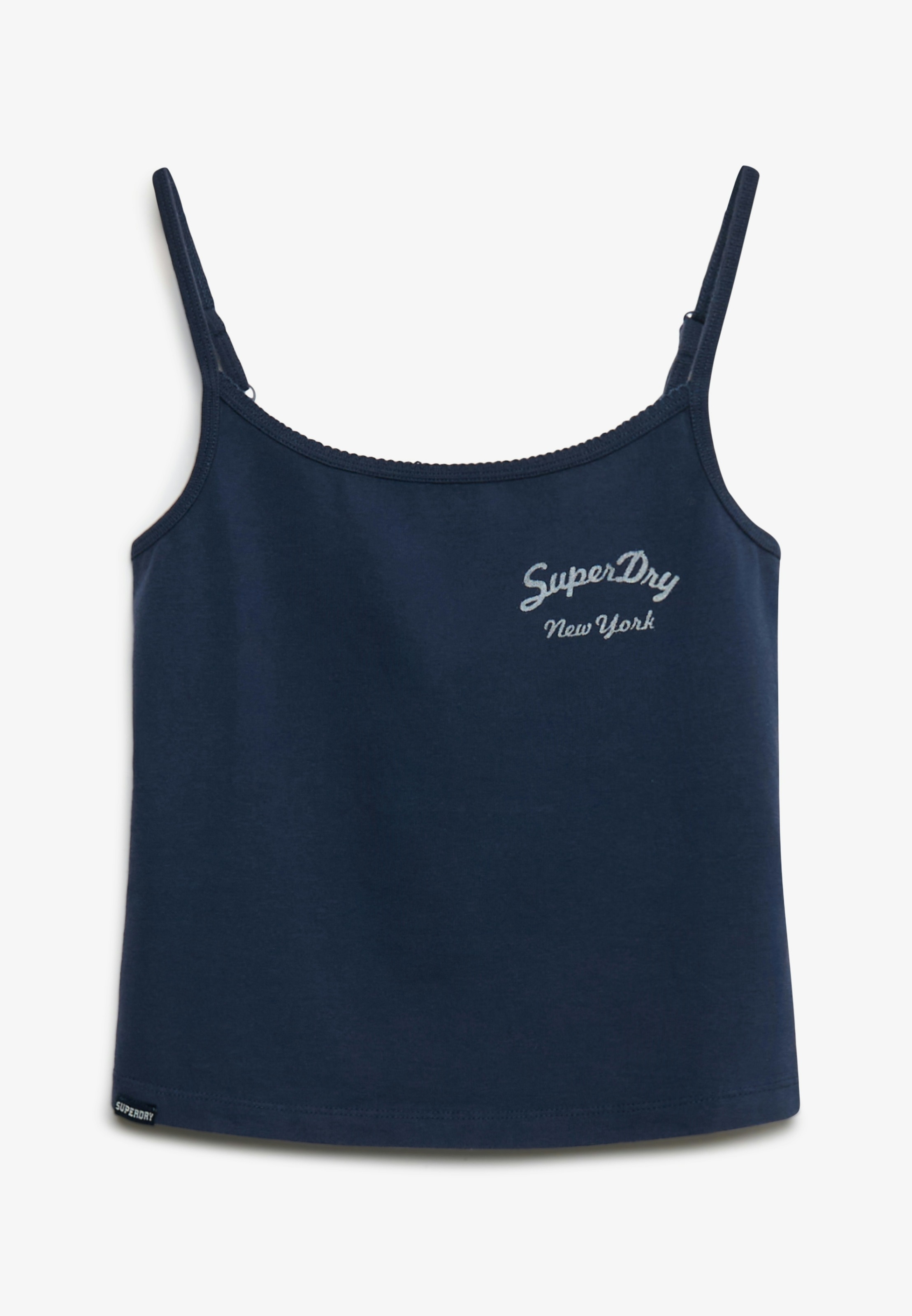 Superdry Tanktop »ATH ESS GRAPHIC CAMI« mit hübschem Spitzen-Detail am Auschnitt
