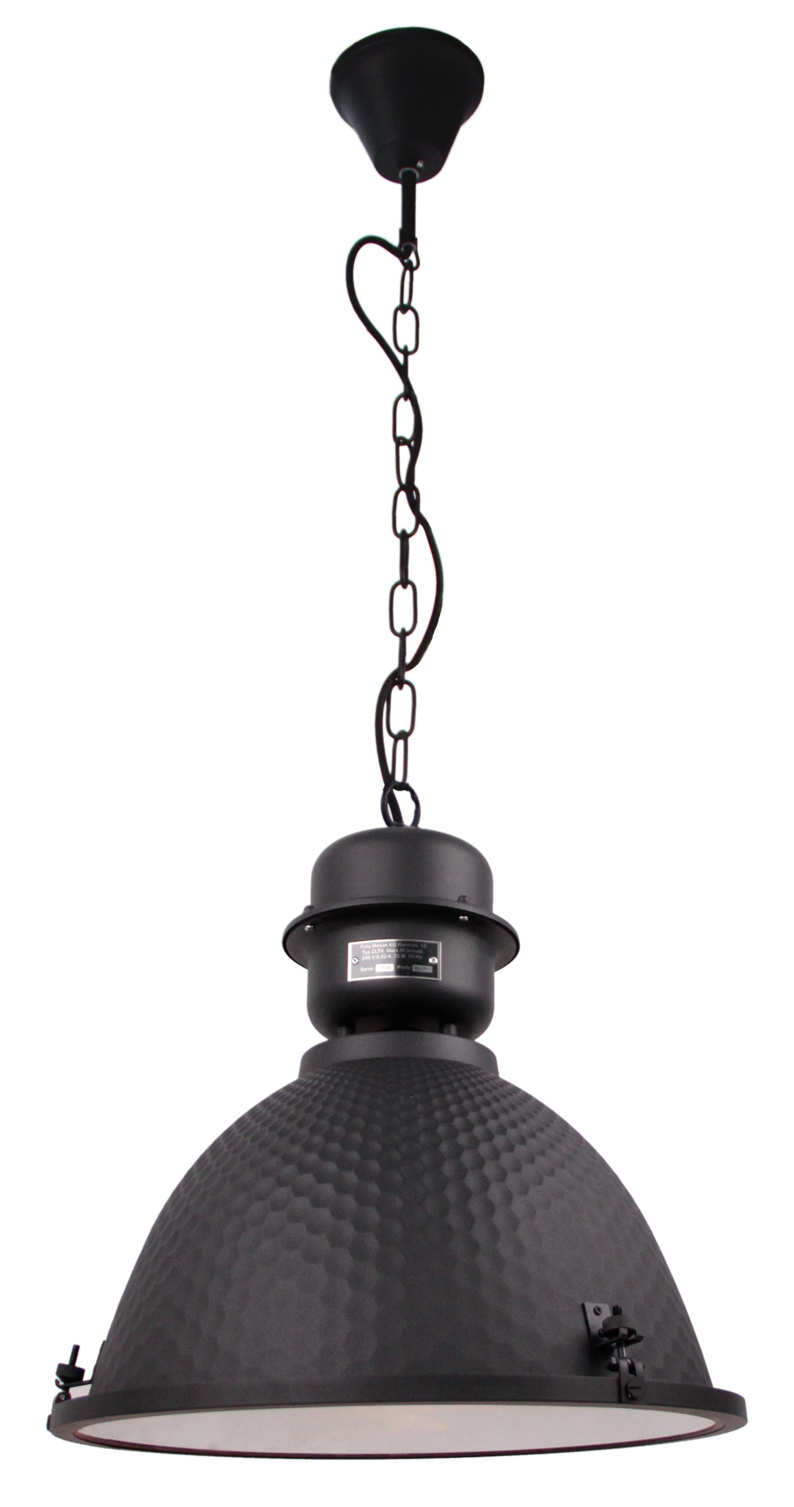 Brilliant Leuchten Kiki Pendelleuchte 48cm schwarz korund