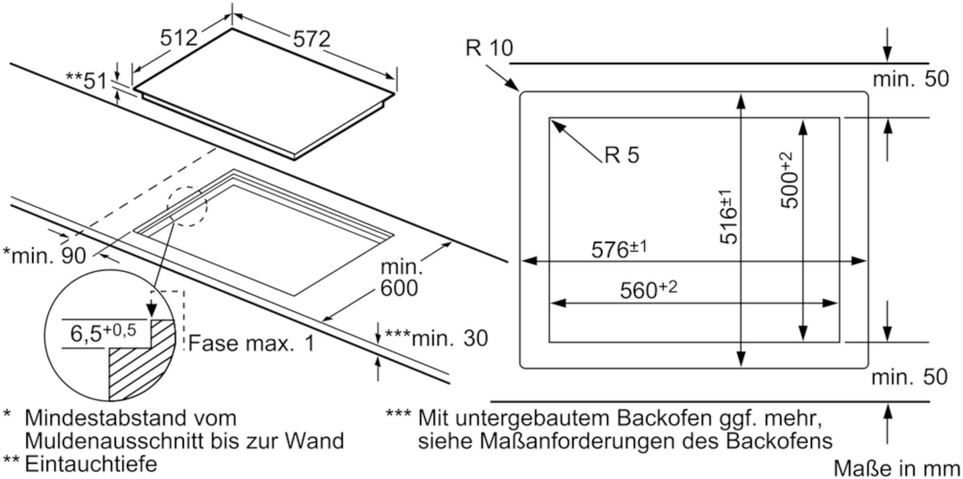 BOSCH Elektro-Kochfeld von SCHOTT CERAN®, PKN601DP1D, mit  Powerboost-Funktion kaufen bei OTTO