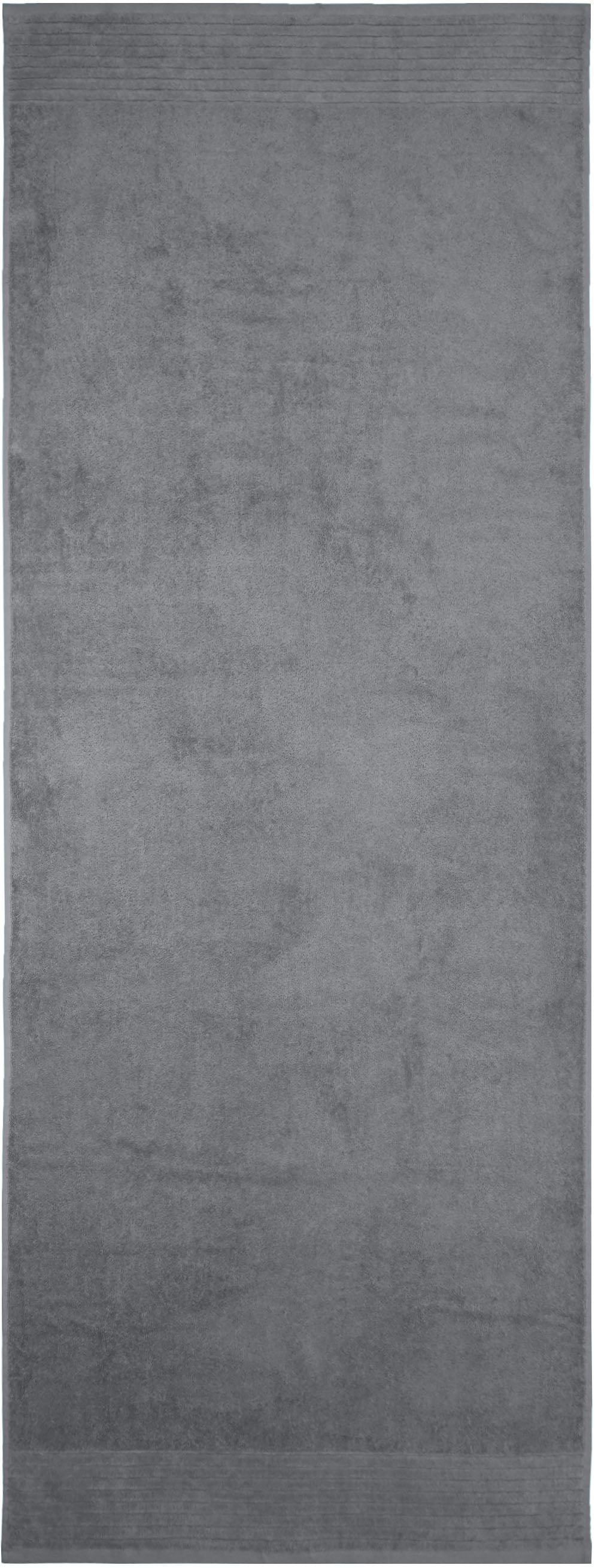 my home Saunatuch »Sanremo Premium, Premium Handtücher, 600 gr/m², 80x200cm«, (Set, 2 St., 2x 80x200), mit Bordüre, einfarbig, flauschig und weich, dicke Qualität