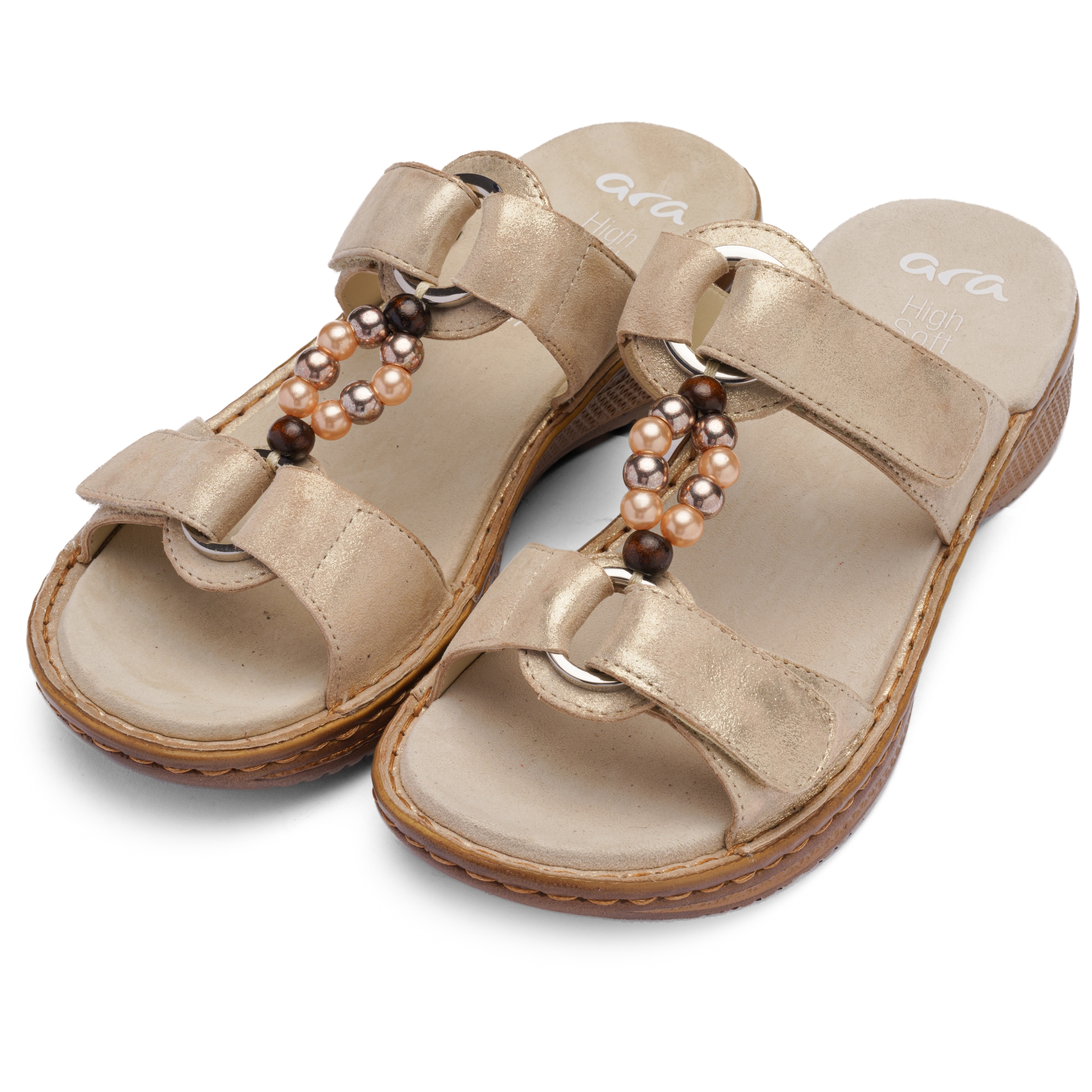 Ara Pantolette »HAWAII«  Schlupfschuh, Komfortschuh mit Klettverschlüsse, G-Weite