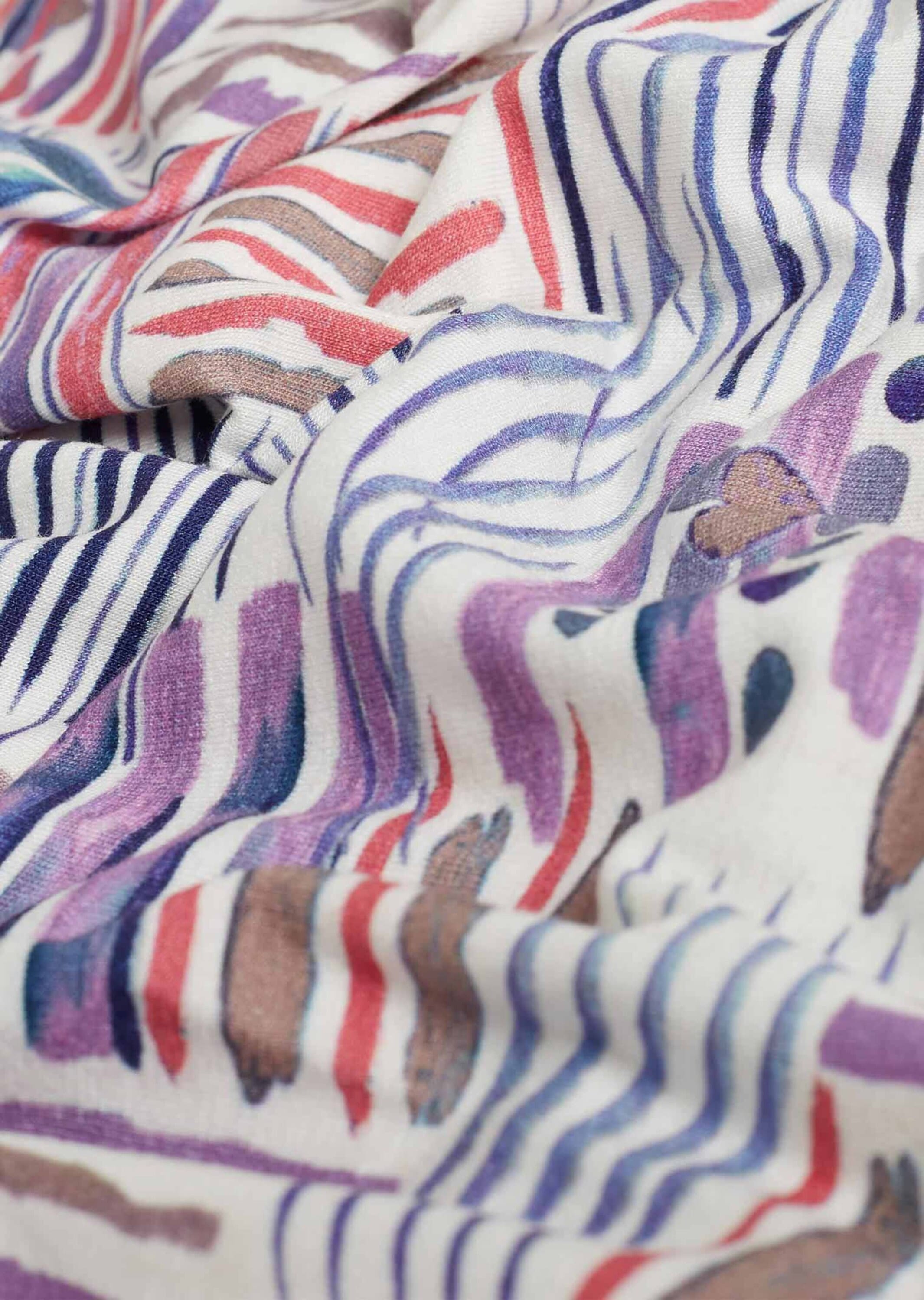 GOLDNER Print-Shirt »Tunika-Druckshirt mit Stehkragen« Ohne