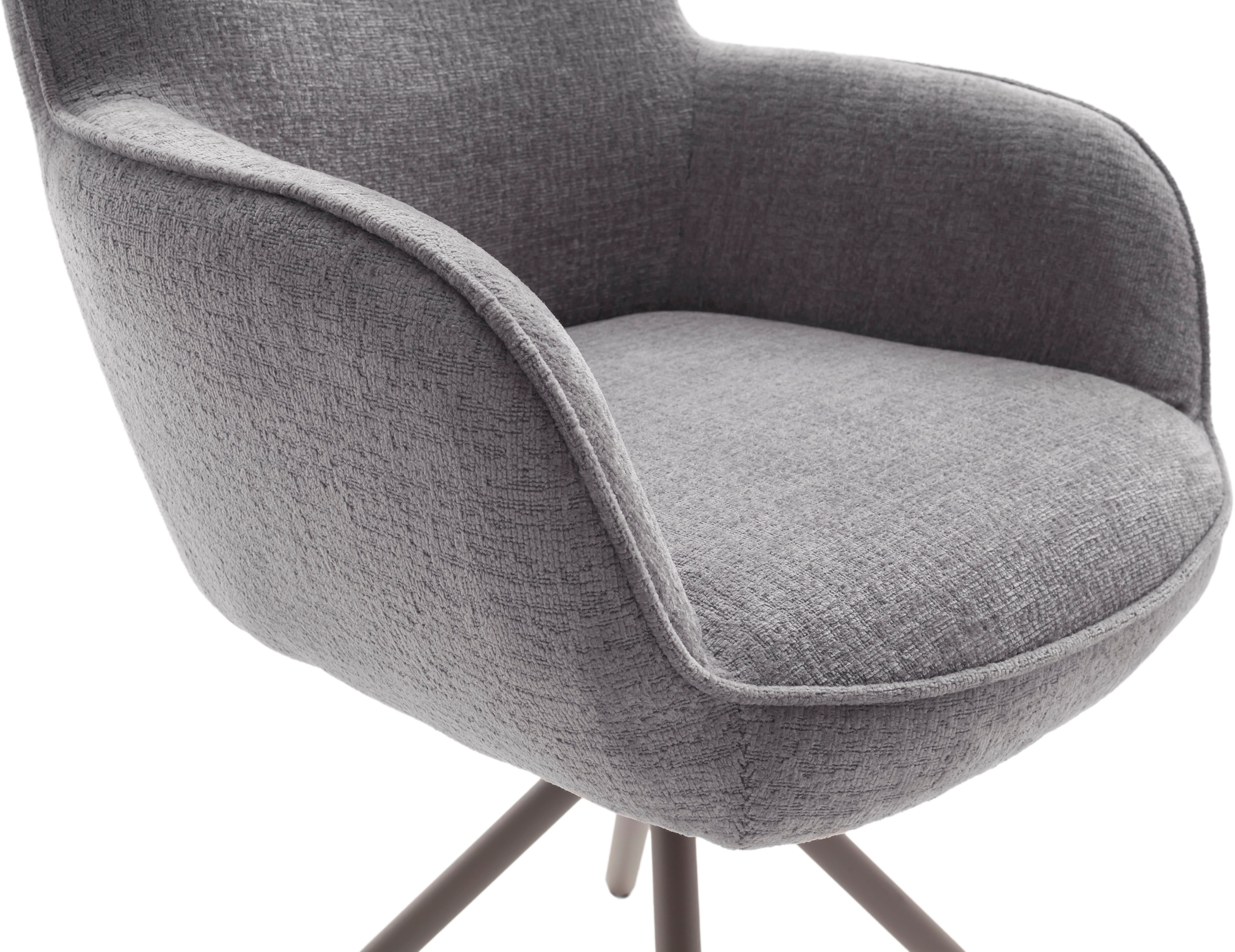 MCA furniture 4-Fußstuhl (Set) 2 Stk.180° drehbar, Taschenfederkern