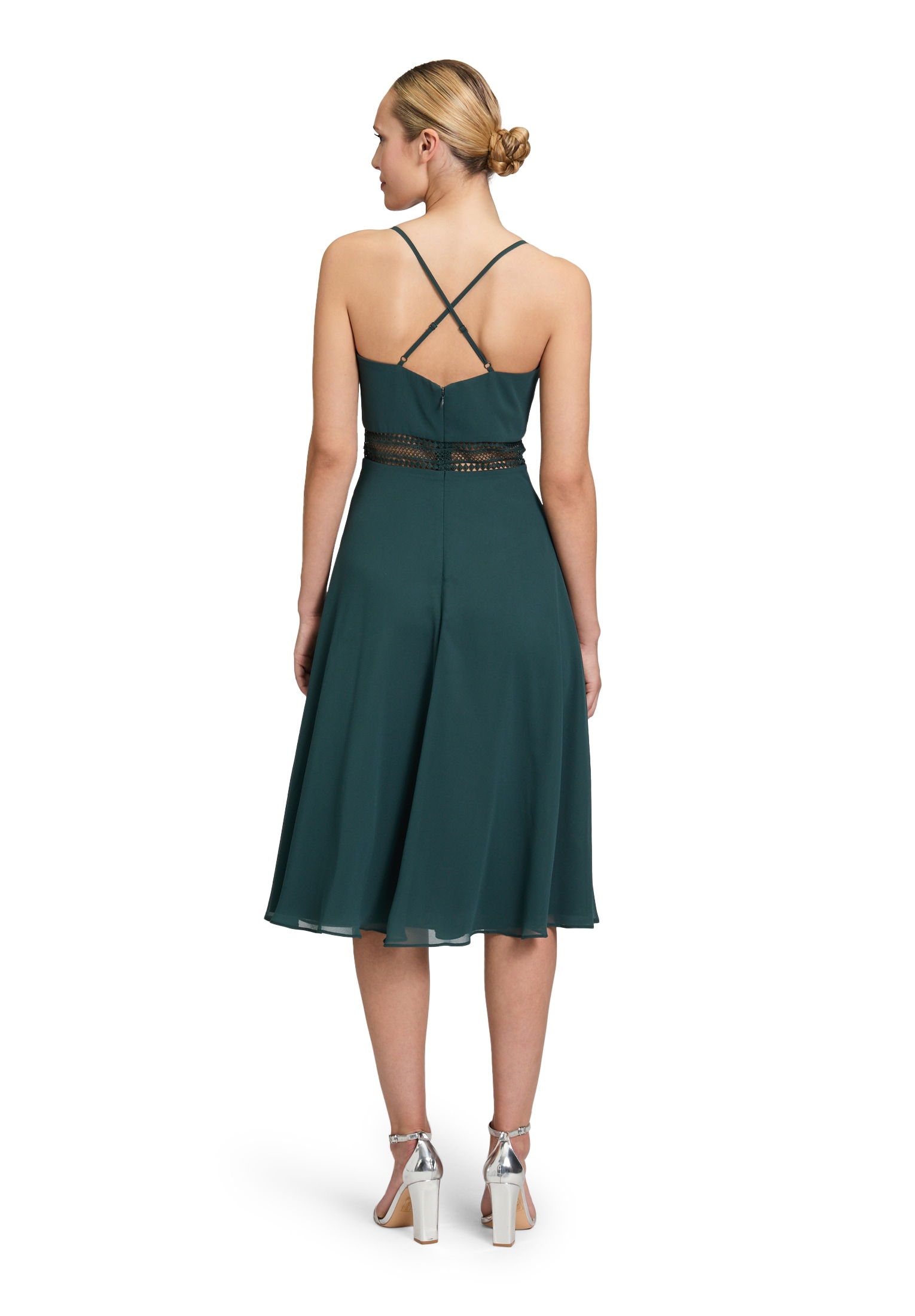 Vera Mont Cocktailkleid »Cocktailkleid mit Wasserfallausschnitt«
