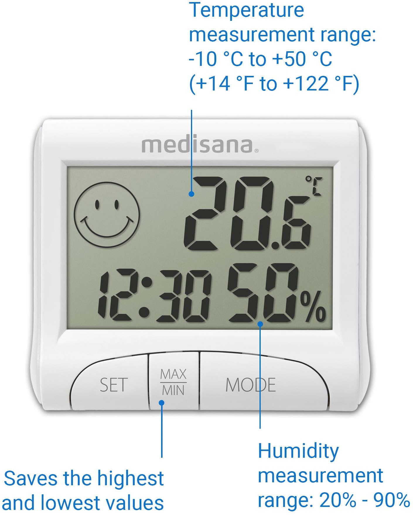 Medisana Innenwetterstation »HG 100«