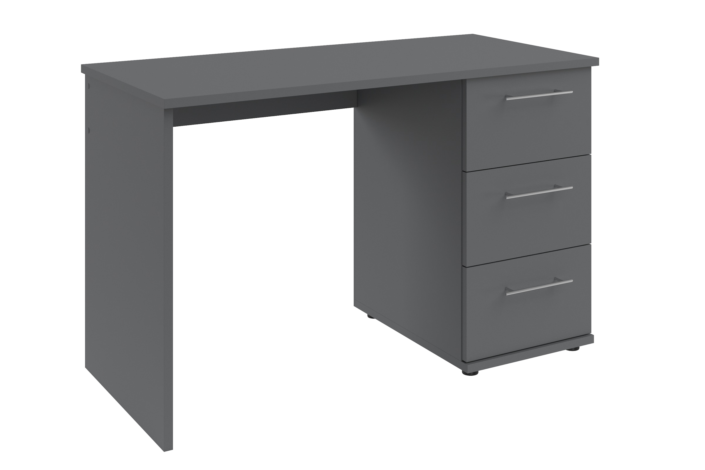 VOGL Möbelfabrik Schreibtisch »Tobi, optional mit Tastaturauszug,«, mit 3 Schubkästen, Breite 115 cm, Made in Germany