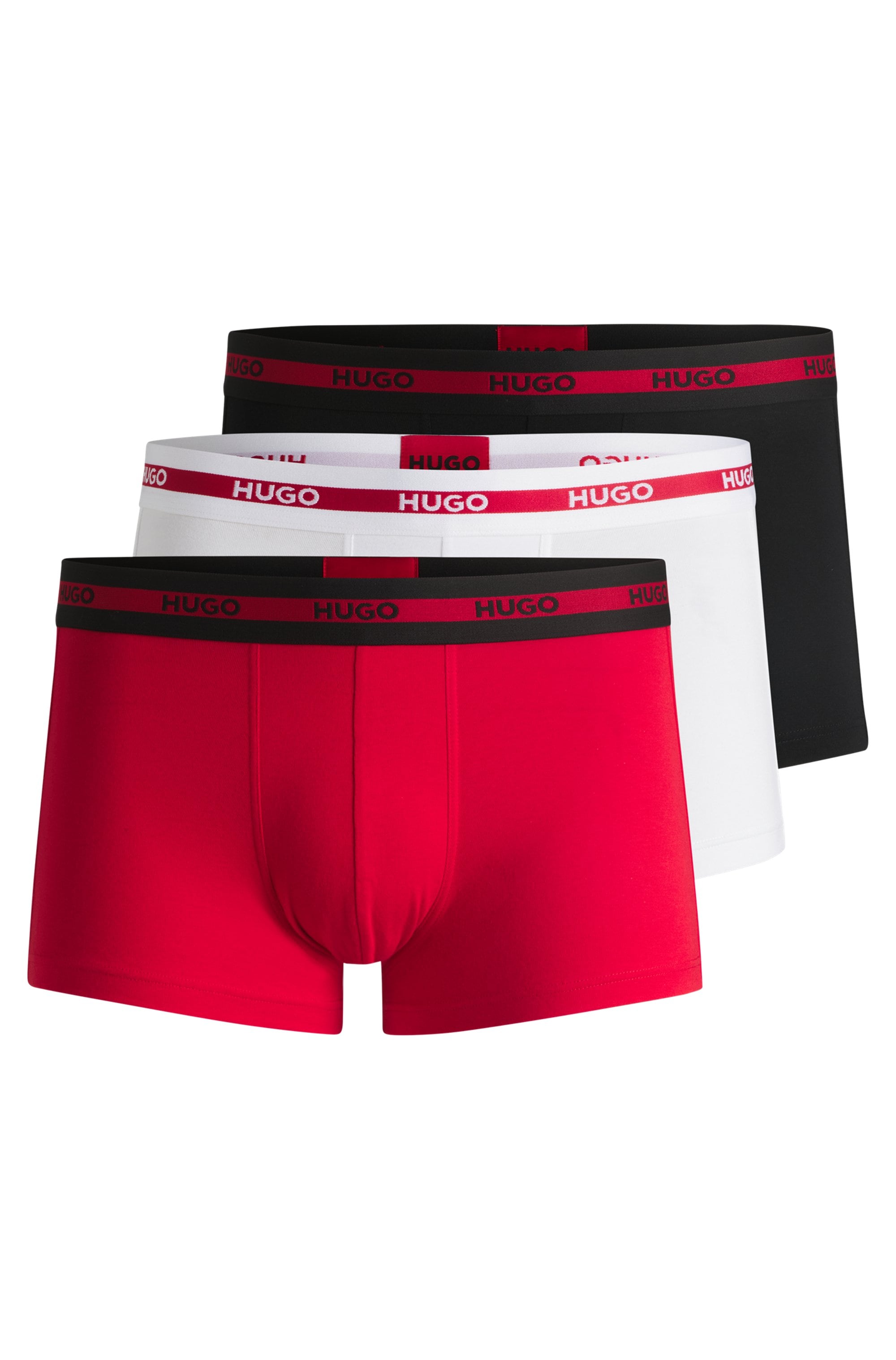 HUGO Underwear Trunk, (Packung, 3 St., Im Dreierpack), mit Logoschriftzug