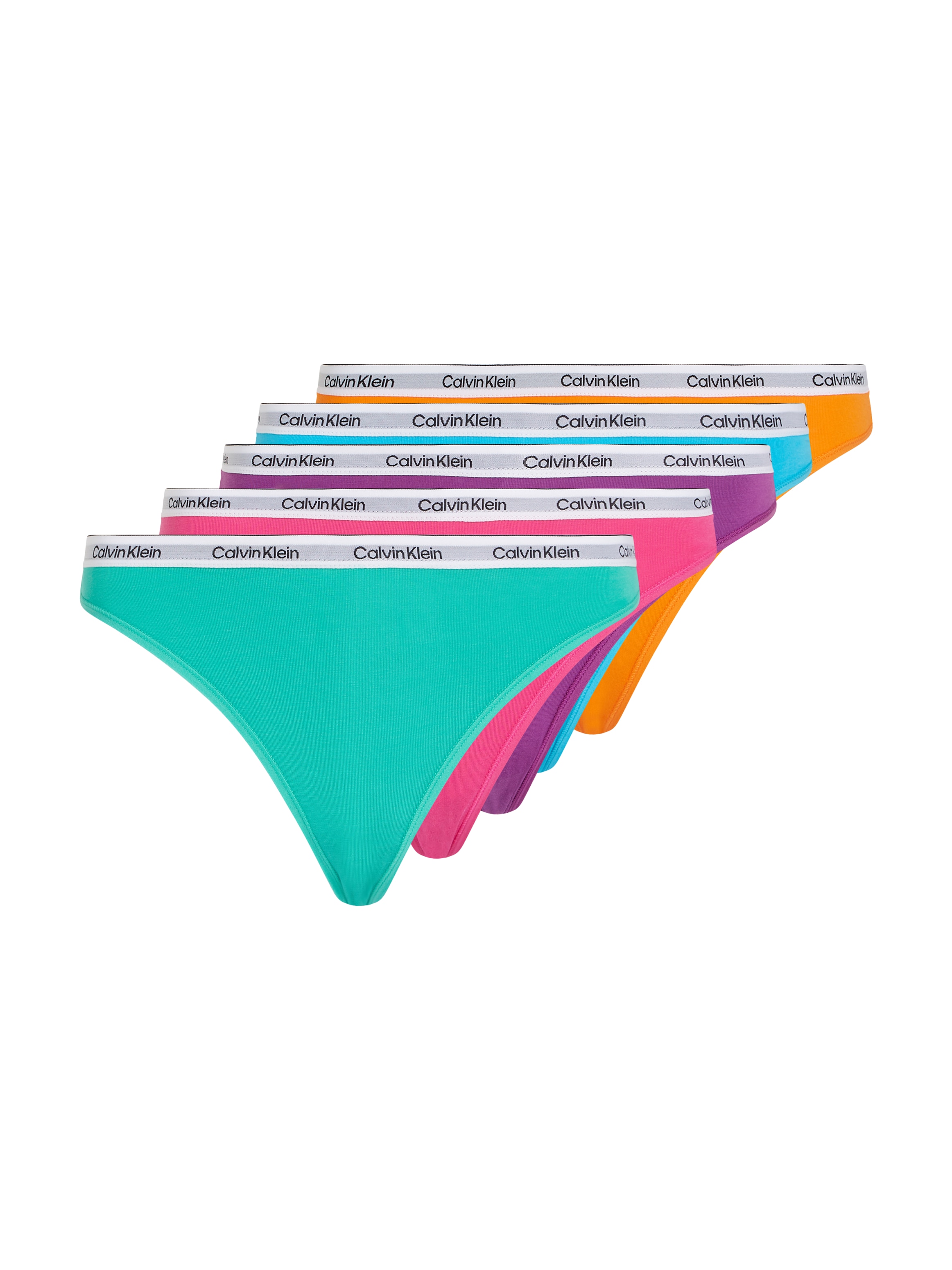 Calvin Klein Underwear Bikinislip »5 PACK BIKINI (LOW-RISE)«, (Packung, 5 St., 5er-Pack), mit Logobund