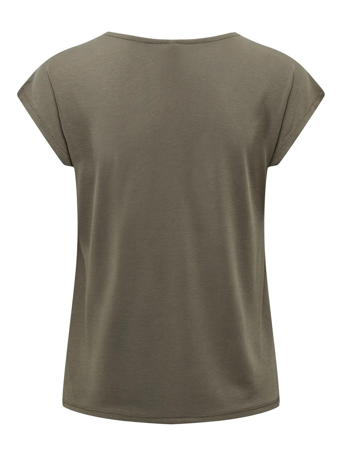 ONLY V-Shirt »ONLFREE S/S MODAL V-NEC TOP BOX JRS NOOS«